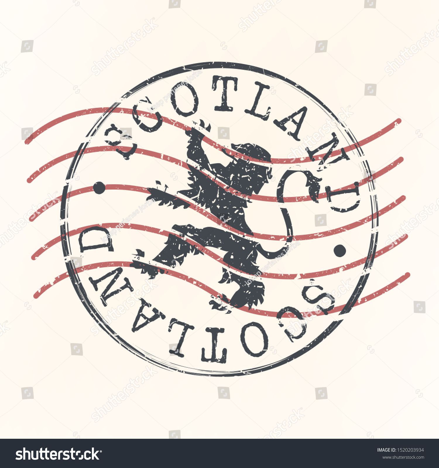 2 082 Stamp Scotland Images Stock Photos Vectors Shutterstock   Stock Vector Scotland Stamp Postal Silhouette Seal Passport Round Design Vector Icon Design Retro Travel 1520203934 