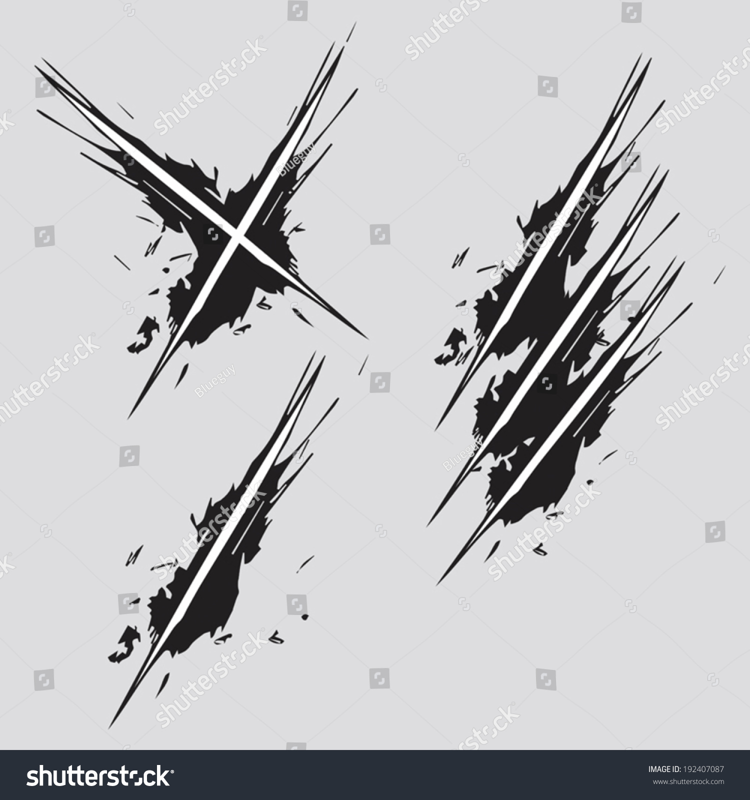 Scratch Vector Stock Vector (Royalty Free) 192407087 | Shutterstock