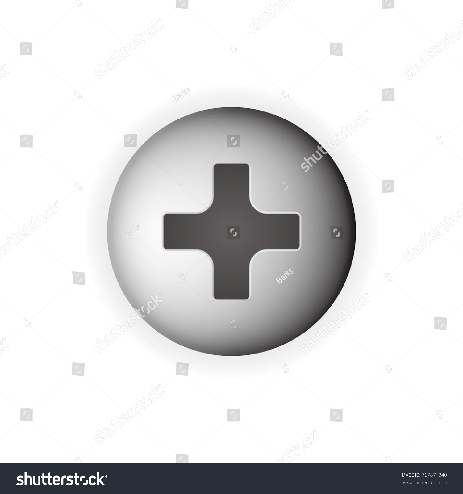 Screw Head Illustration Stock Vector (Royalty Free) 767871340 ...