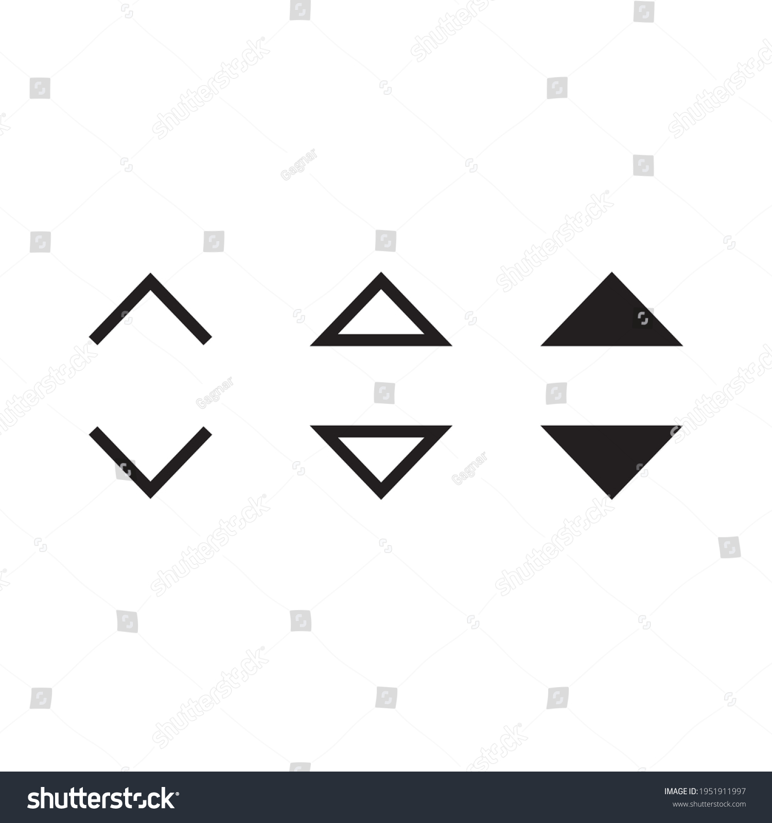 SVG of Scroll arrows Icon for web design svg