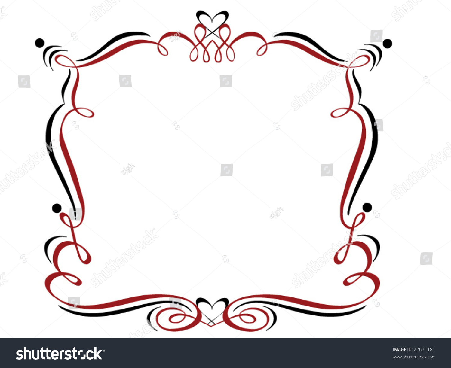 Scroll Outline - Use As Border Or As An Element Stock Vector 22671181 ...