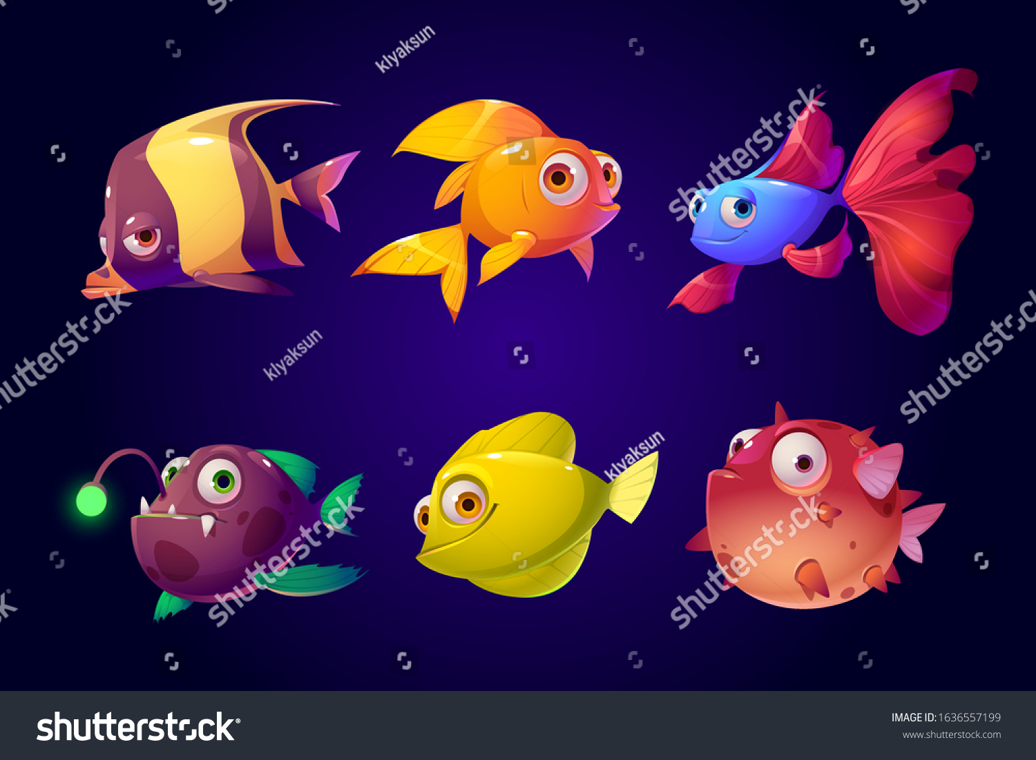 16,478 Cartoon fish eyes Images, Stock Photos & Vectors | Shutterstock