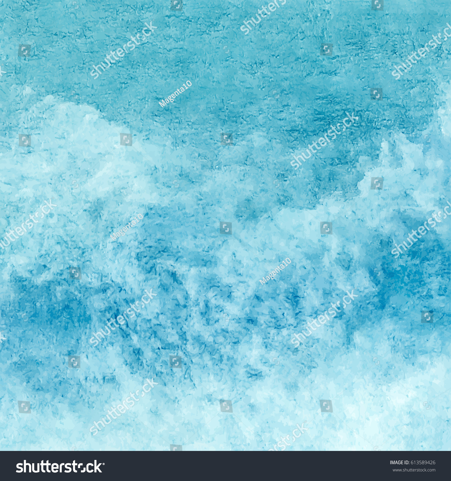 Sea Water Texture Abstract Hand Painted Stock Vector Royalty Free