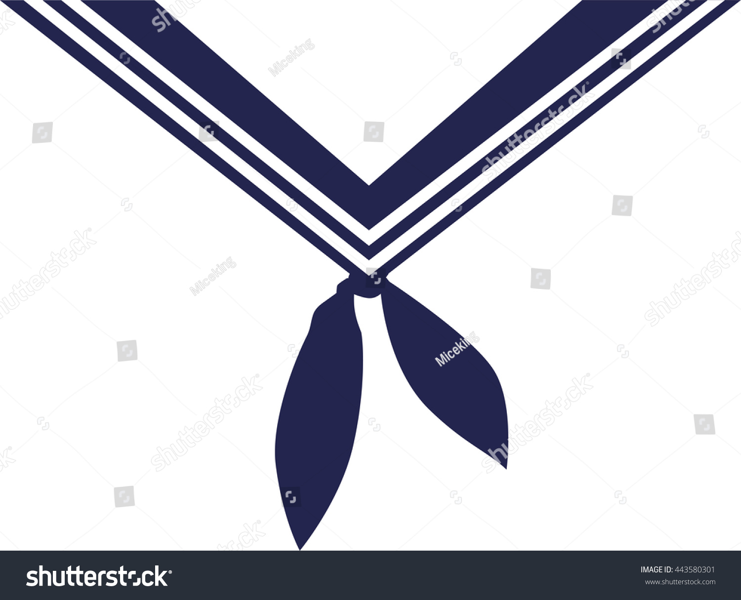 navy sailor collar white background clip art preview