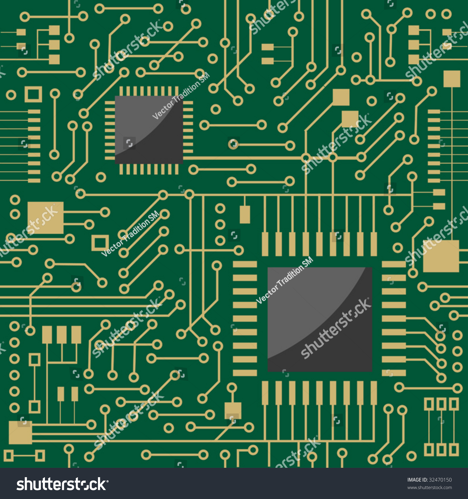 Seamless Background Showing A Schematic Diagram For An Electronic