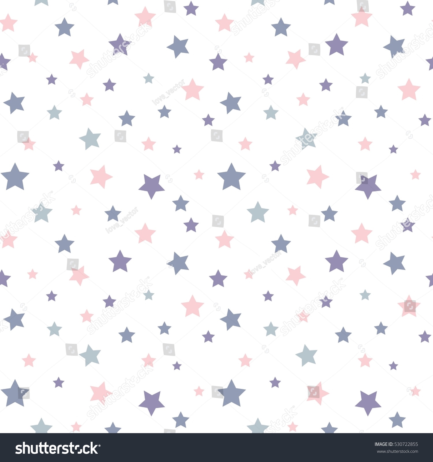 Seamless Background Colorful Stars Stock Vector 530722855 - Shutterstock