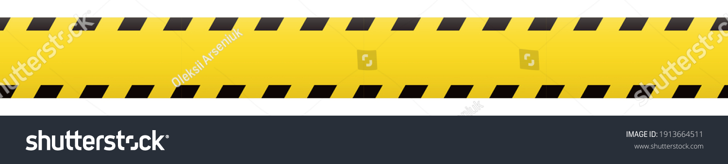SVG of Seamless barricade tapes. Tileable Police lines. Do not cross warning symbols. Repeatable barrier lines svg