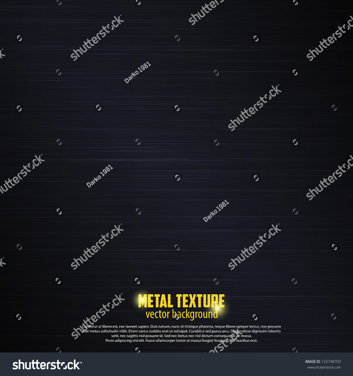 Seamless Black Metal Texture