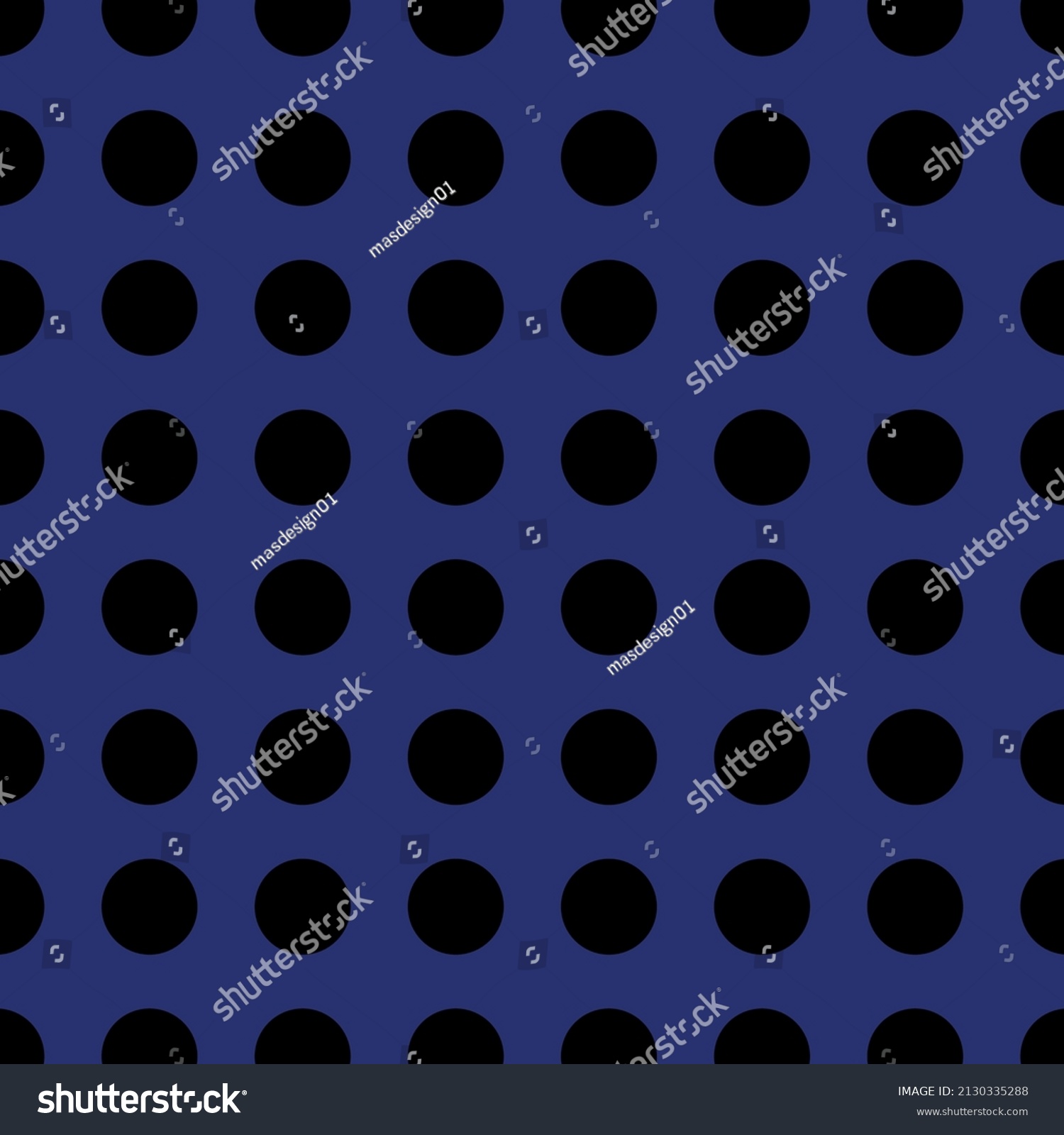 Seamless Black Polka Dot Pattern Vector Stock Vector Royalty Free Shutterstock