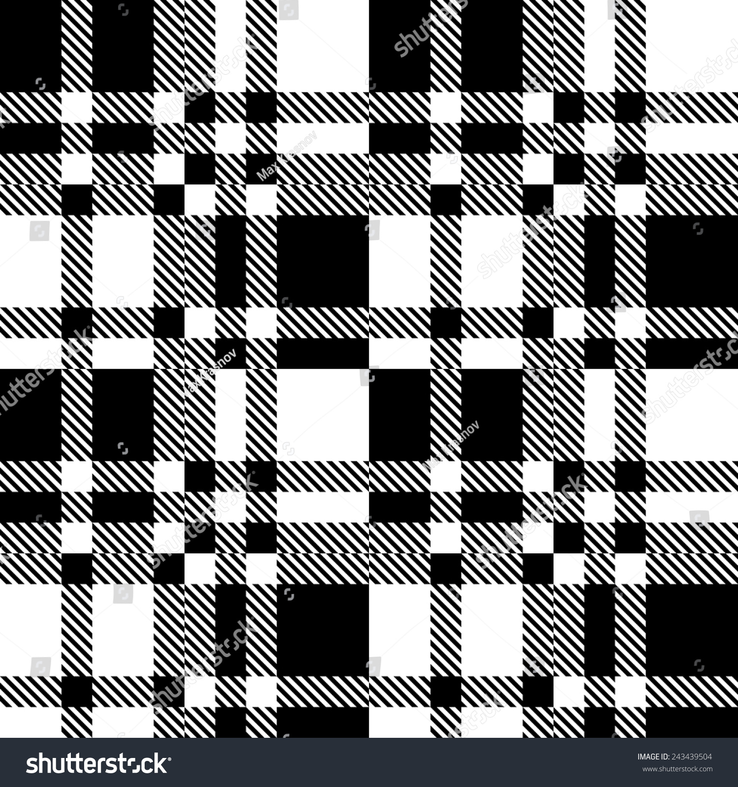 Seamless Checkered Pattern Vector Geometric Background Stock Vector ...