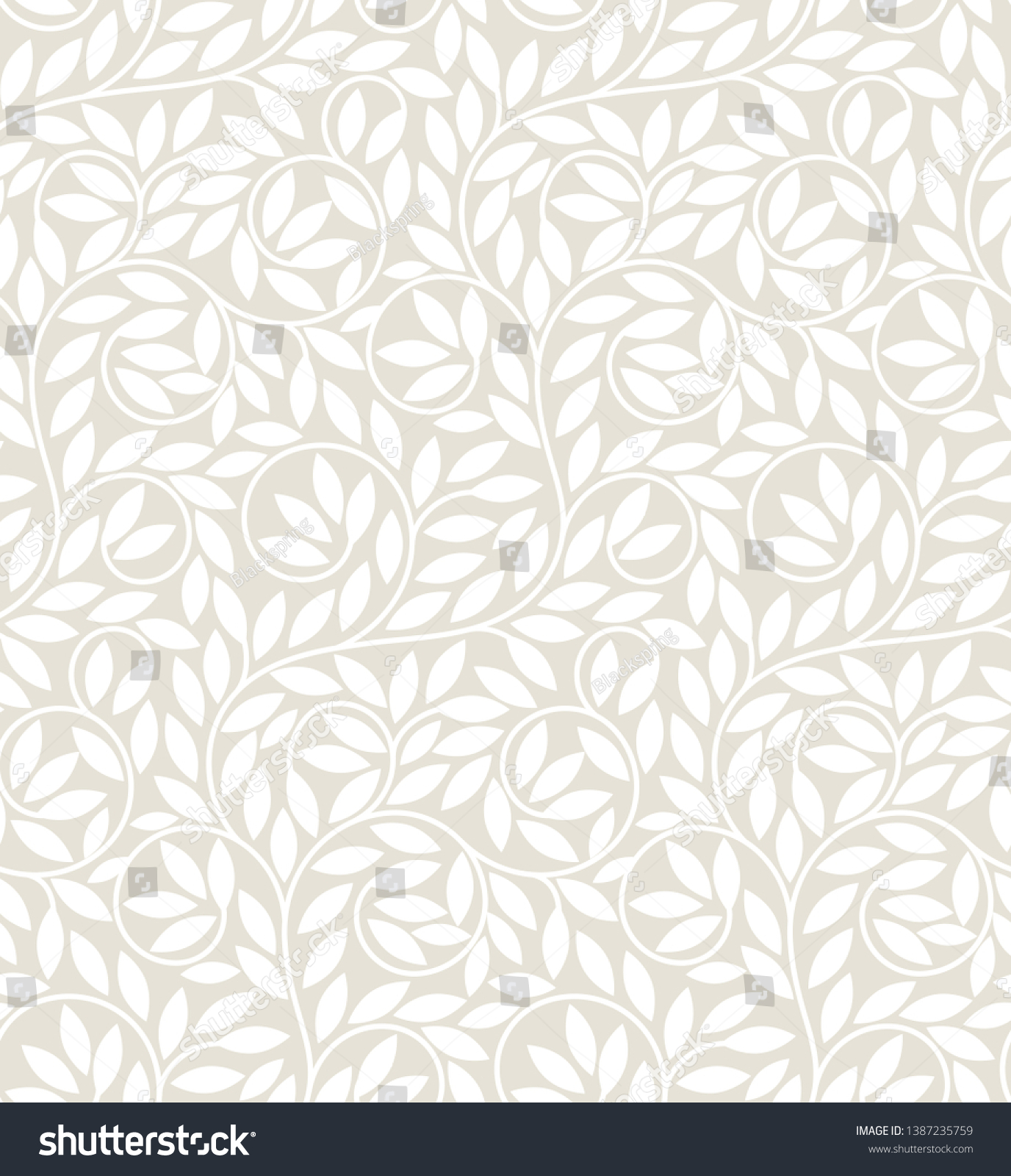 シームレスな登山植物のパターン 壁紙 包装 繊維印刷 背景に適している のベクター画像素材 ロイヤリティフリー