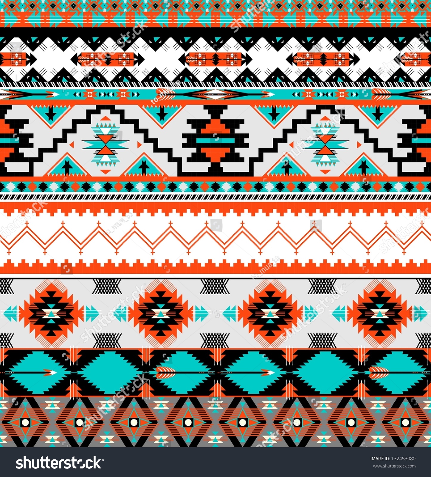 Colorful Aztec Patterns