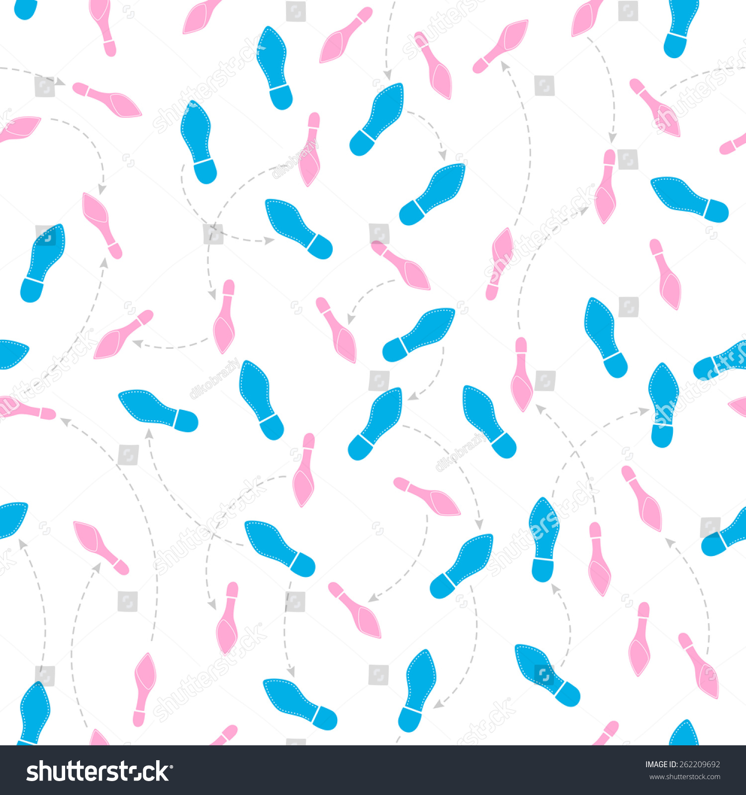 Seamless Dance Steps Illustration Seamless Dance Stock Vector (Royalty ...