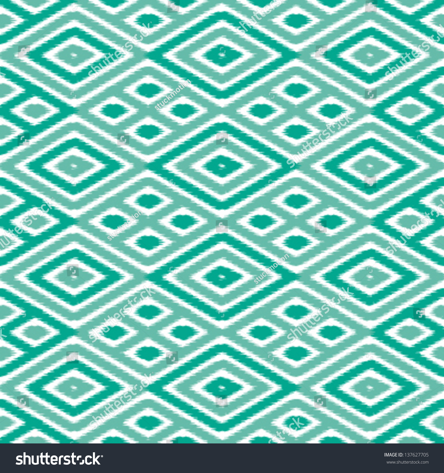 Seamless Diamond Ikat Background Pattern Stock Vector Illustration ...