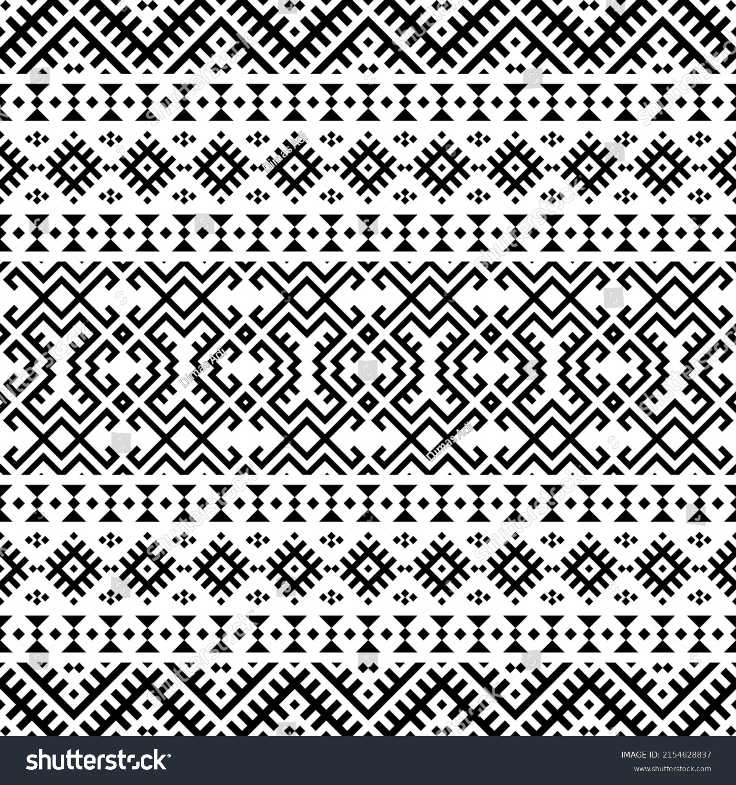 Seamless Ethnic Patterns Texture Background Design Stock Vector ...