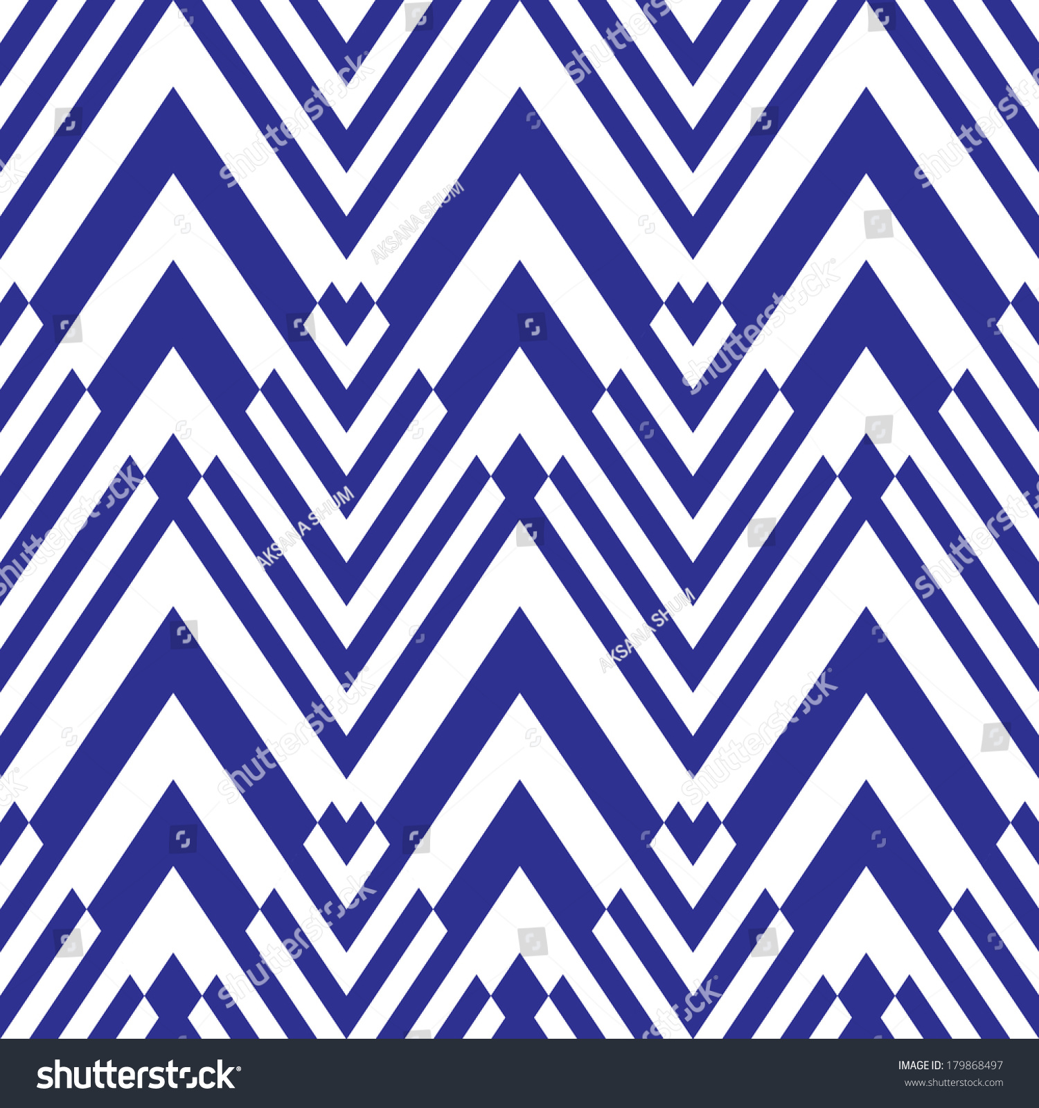 Seamless Geometric Chevron Pattern Background Stock Vector Illustration ...