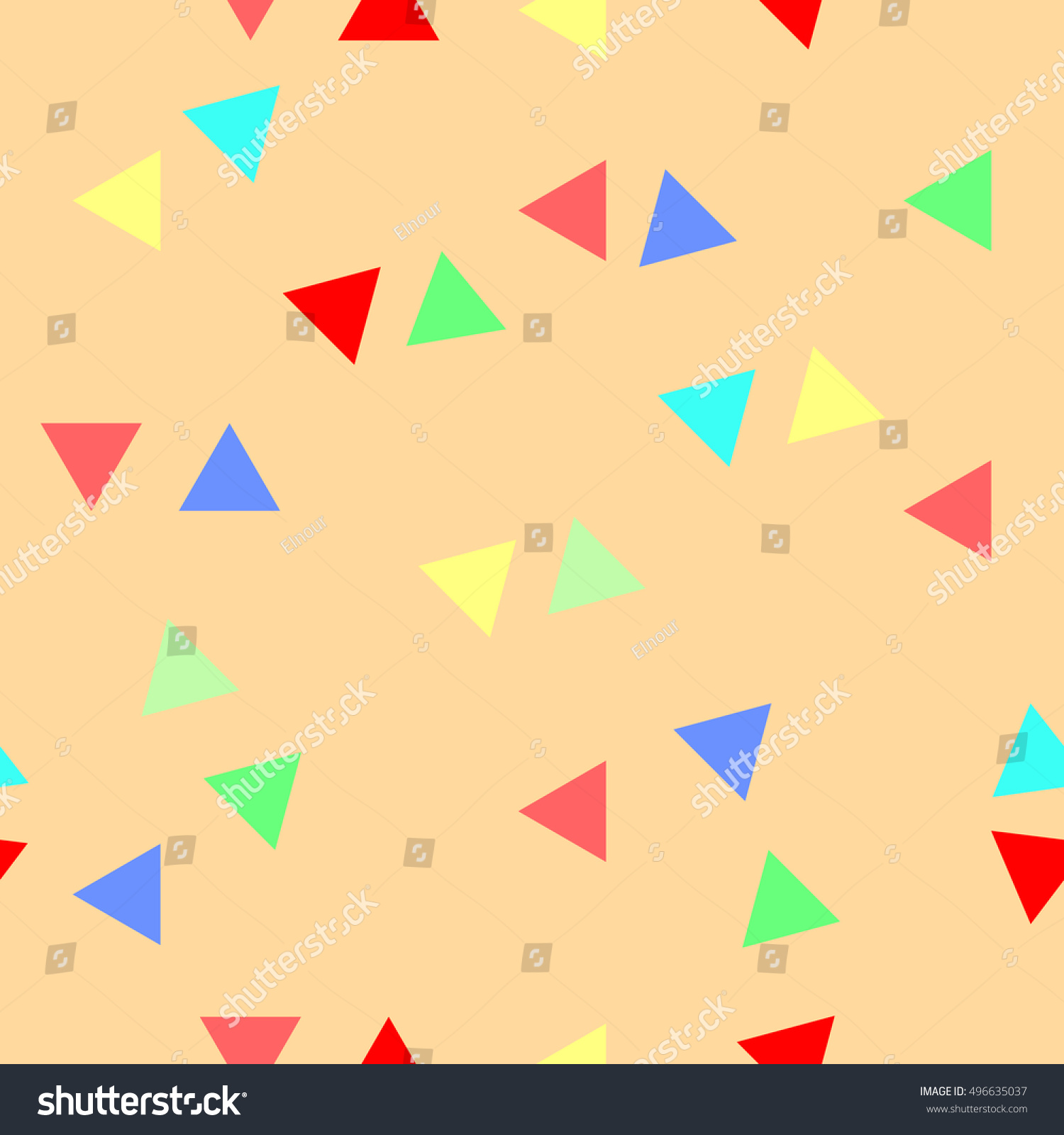 Seamless Geometric Pattern Seamless Triangle Pattern Stock Vector Royalty Free 496635037 7175