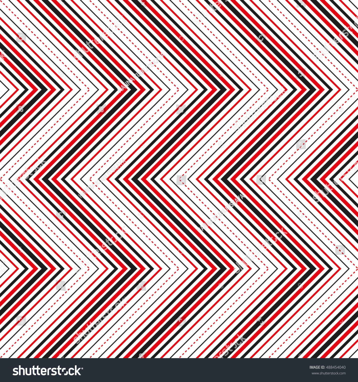 Seamless Geometric Pattern With Stripes Vector Art Shutterstock