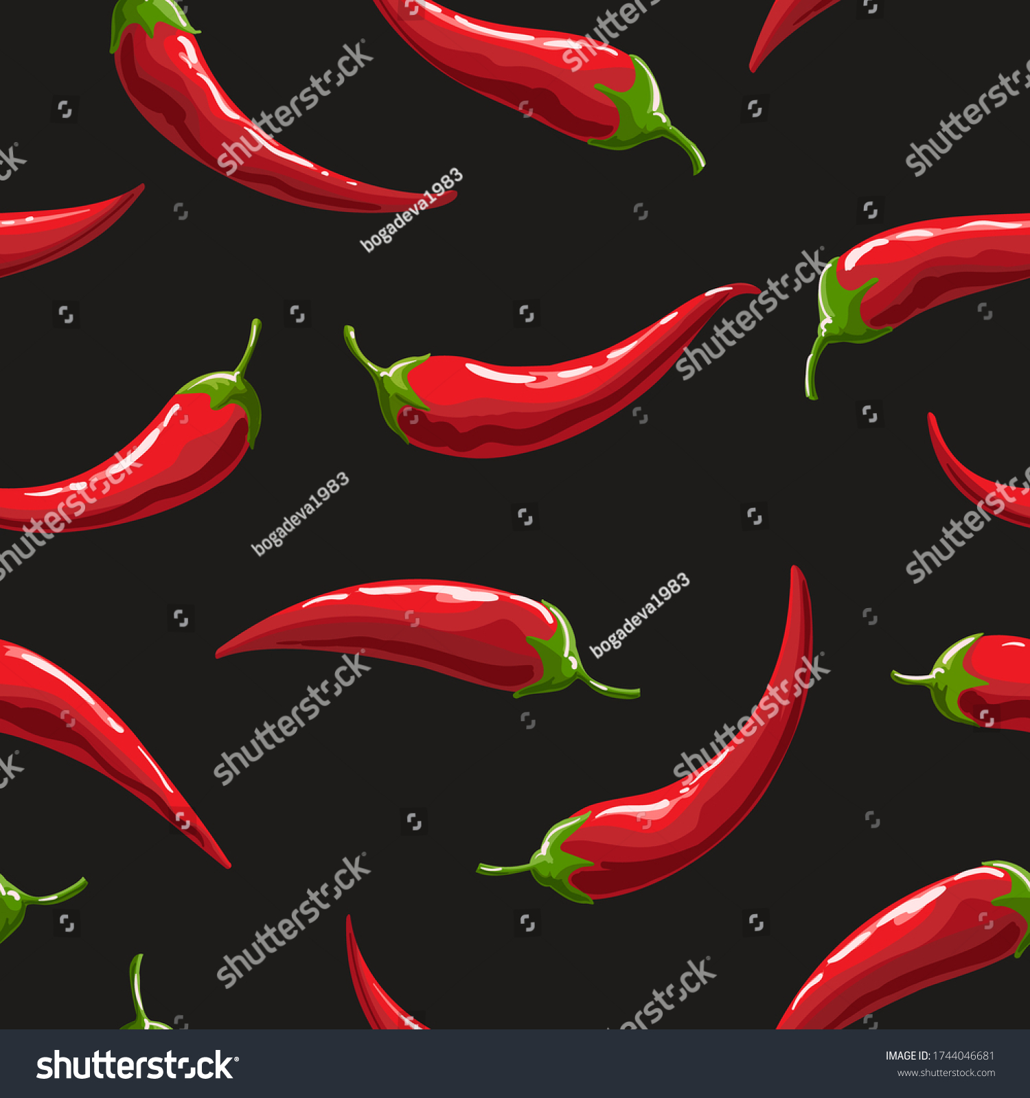 6,481 Chili pepper seamless wallpaper Images, Stock Photos & Vectors