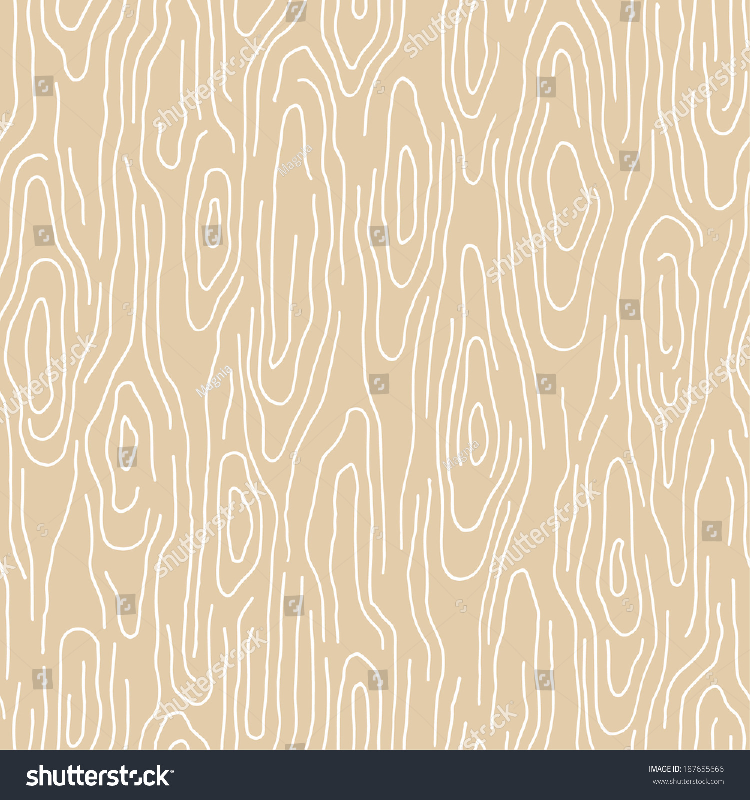 Seamless Hand Drawn Wood Texture Vector Stock Vector (Royalty Free