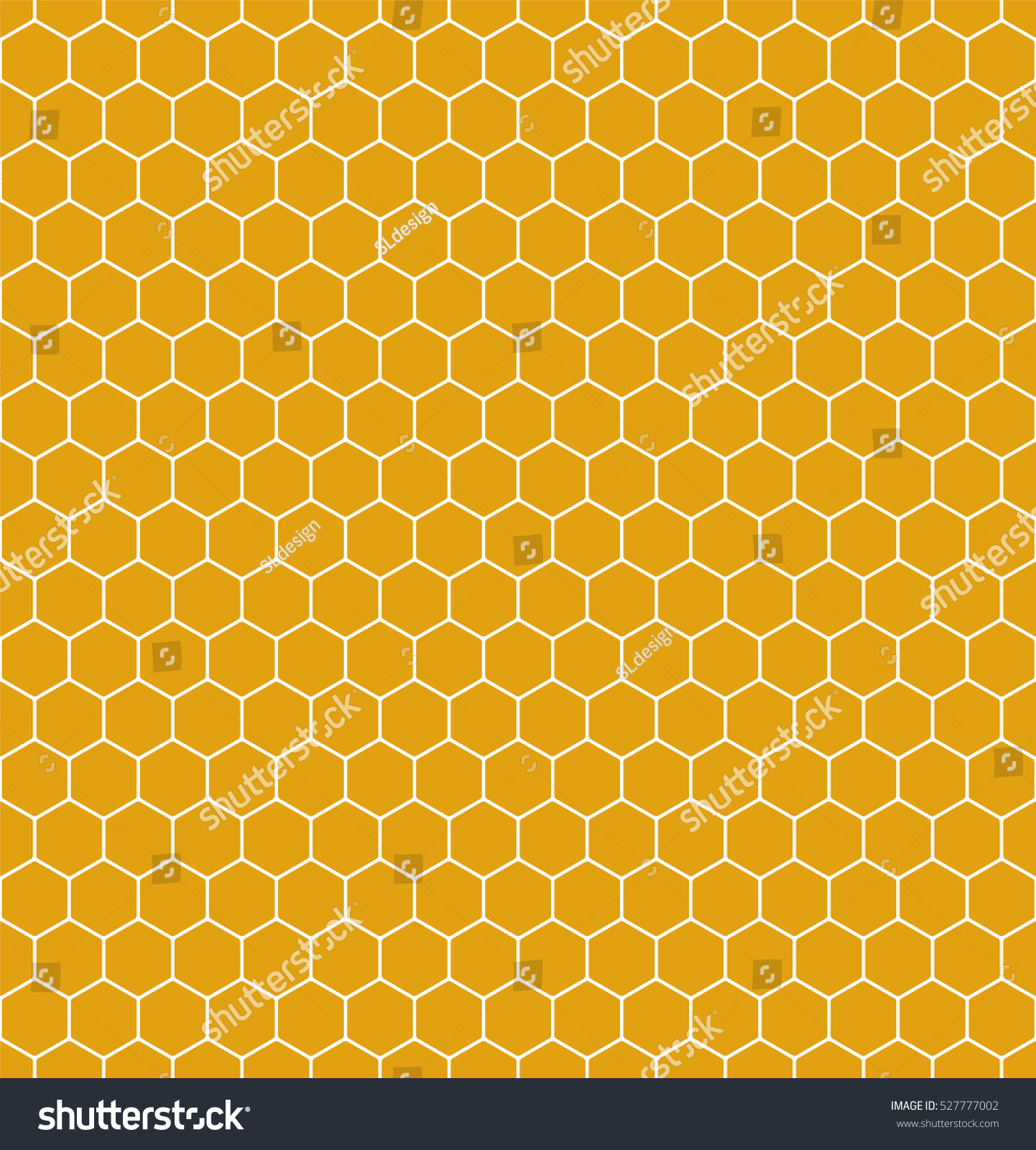 Seamless Honeycomb Pattern Vector Background Stock Vector 527777002 ...