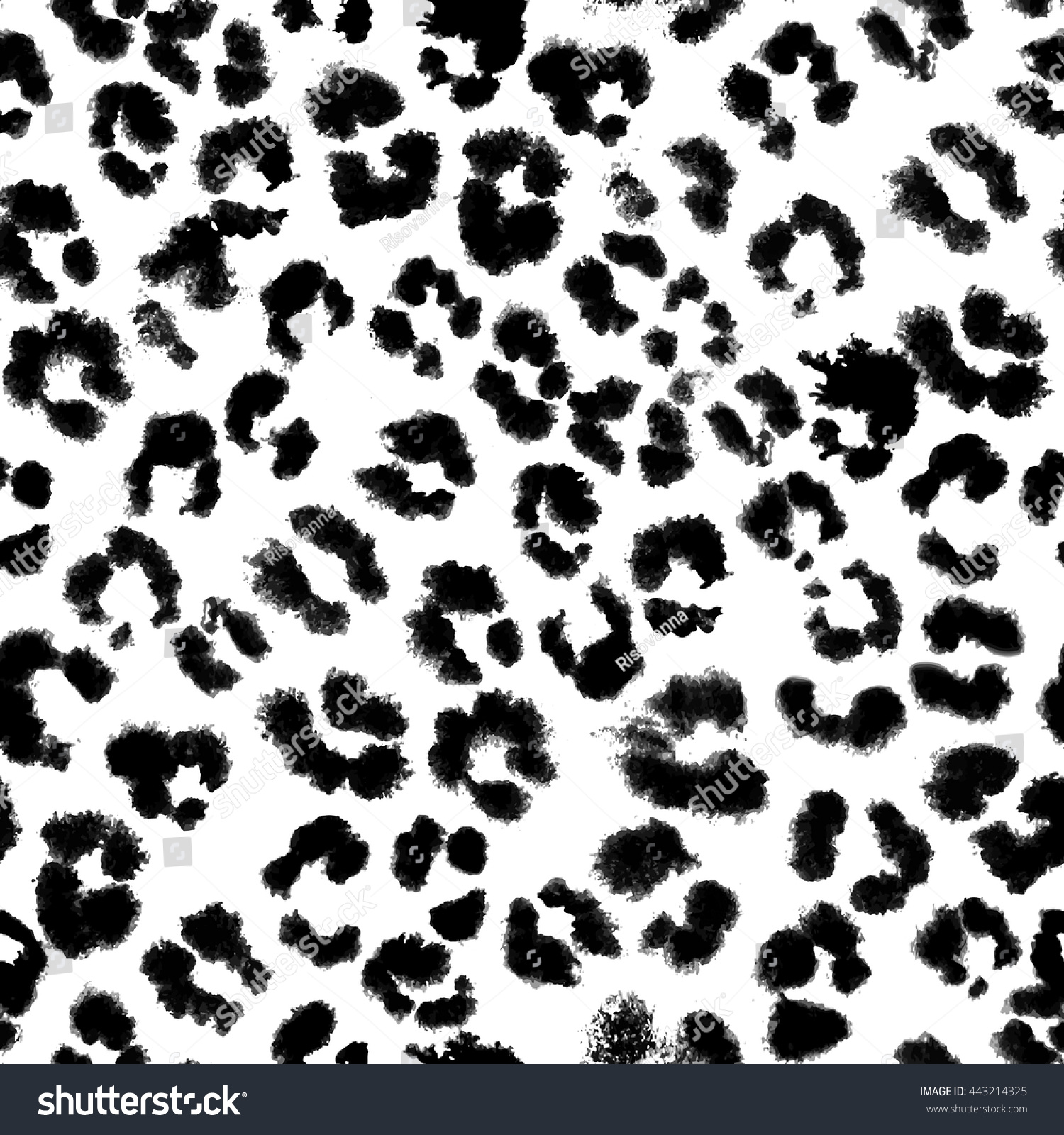 Seamless Jaguar Pattern Wildlife Background Animal Stock Vector ...