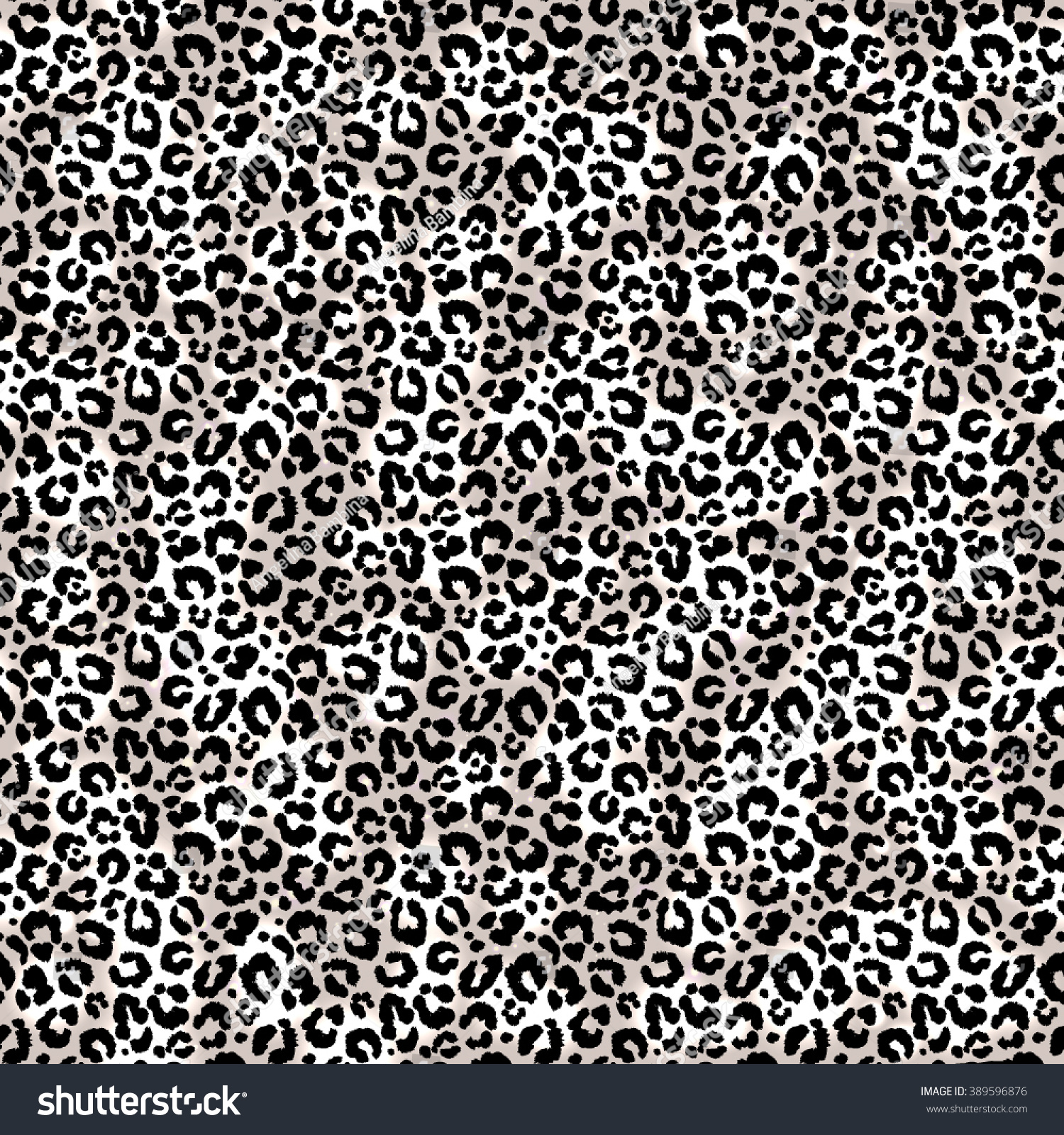 Seamless Leopard Pattern. Vector. - 389596876 : Shutterstock