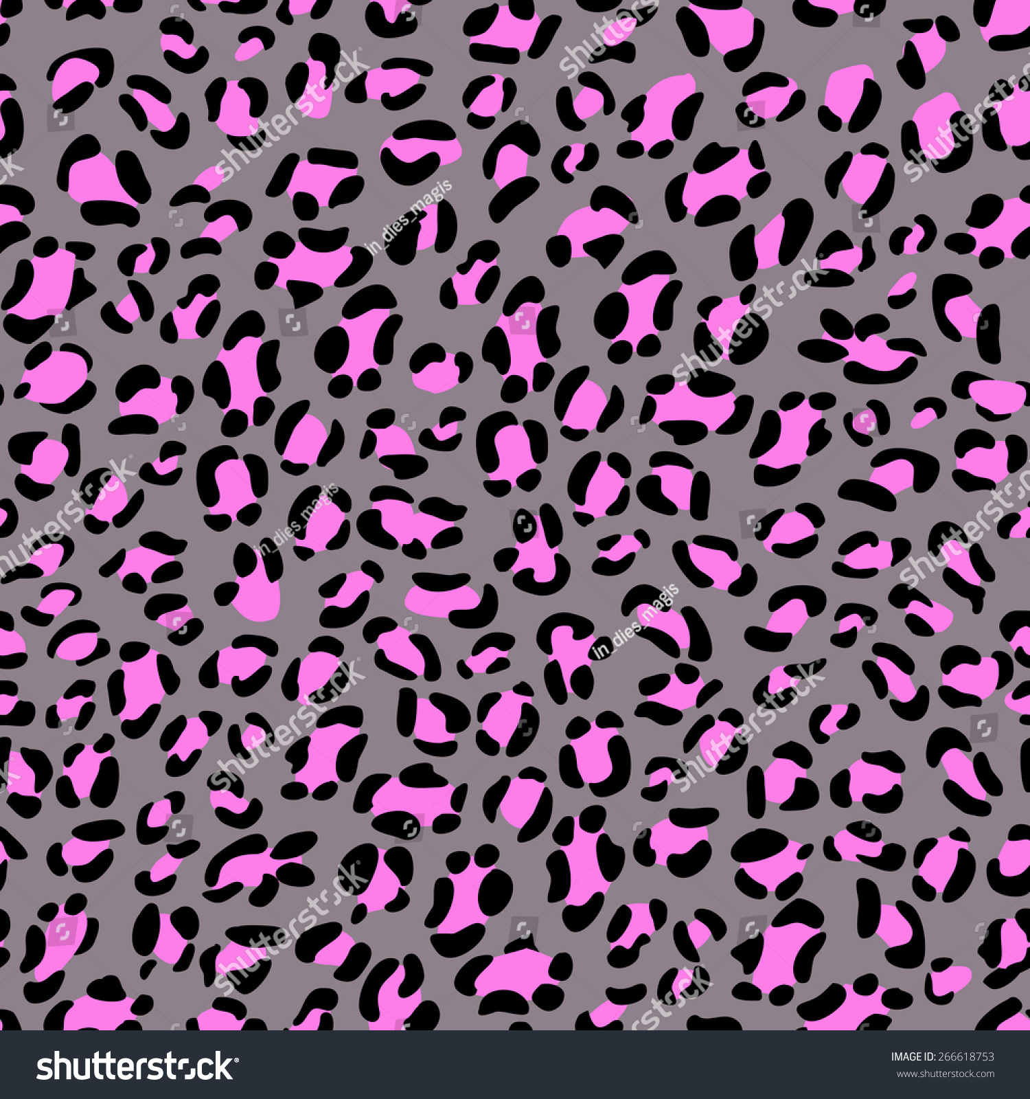 Seamless Leopard Texture. Pink And Grey Leopard Print. Animal Skin ...