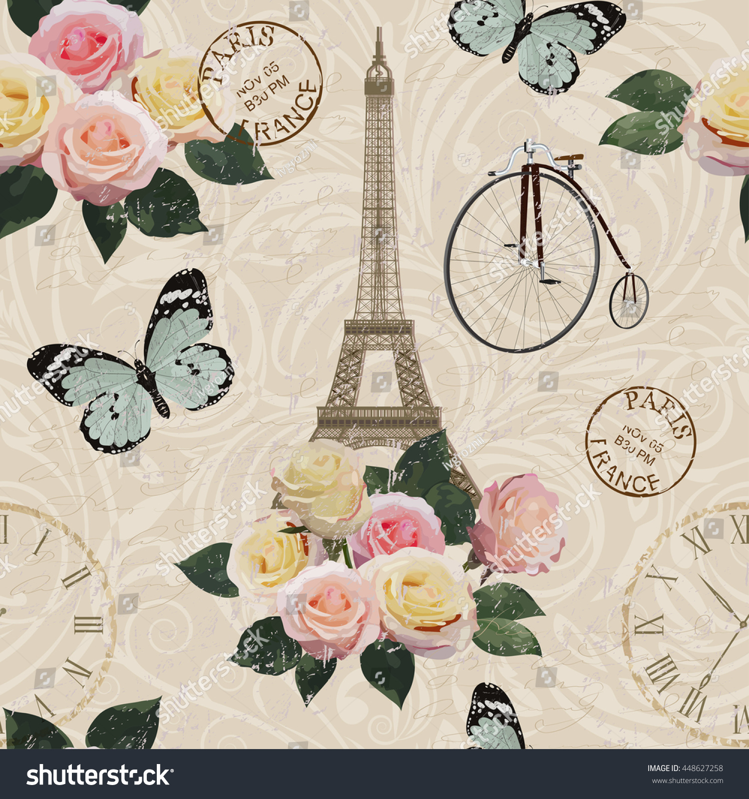 Paris design Images, Stock Photos & Vectors | Shutterstock