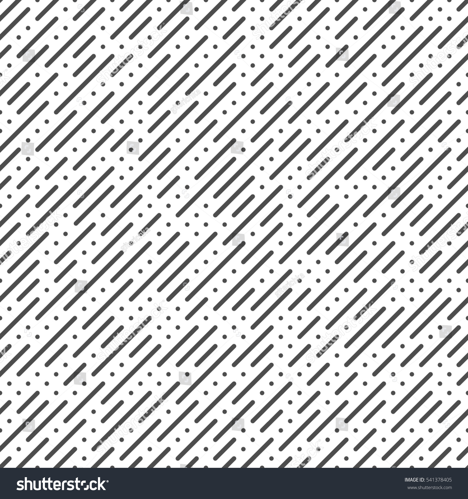 Seamless Pattern  Diagonal Lines Points Abstract Stock 