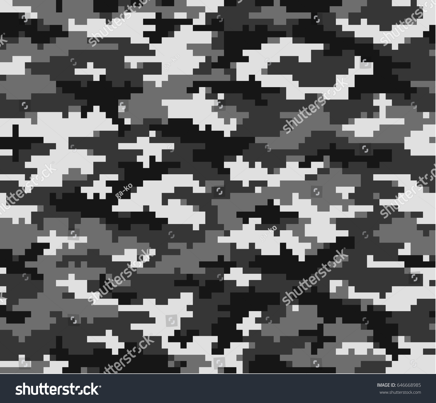 SVG of Seamless pattern of vector camouflage svg