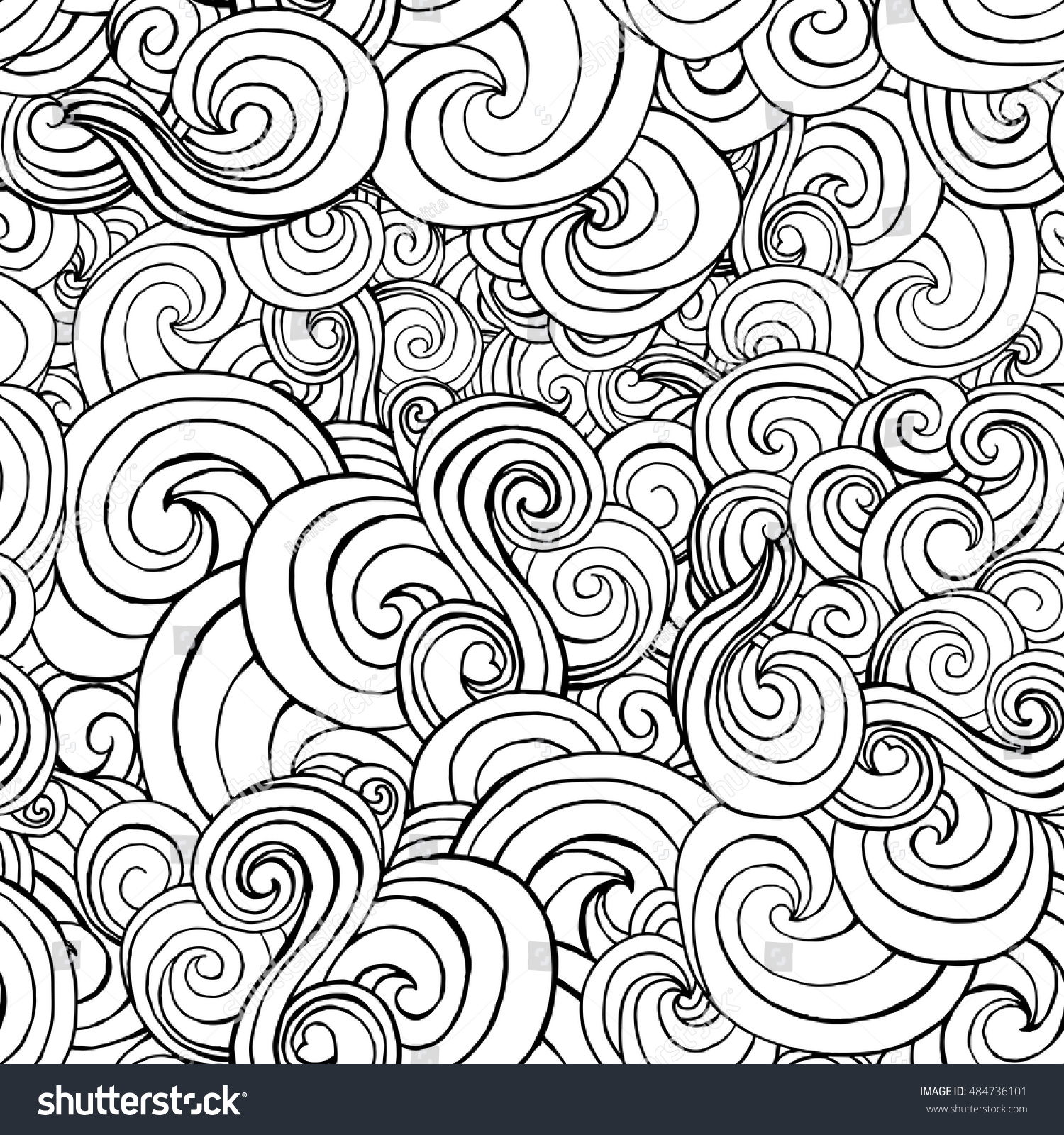 Seamless pattern coloring pages Images, Stock Photos & Vectors ...