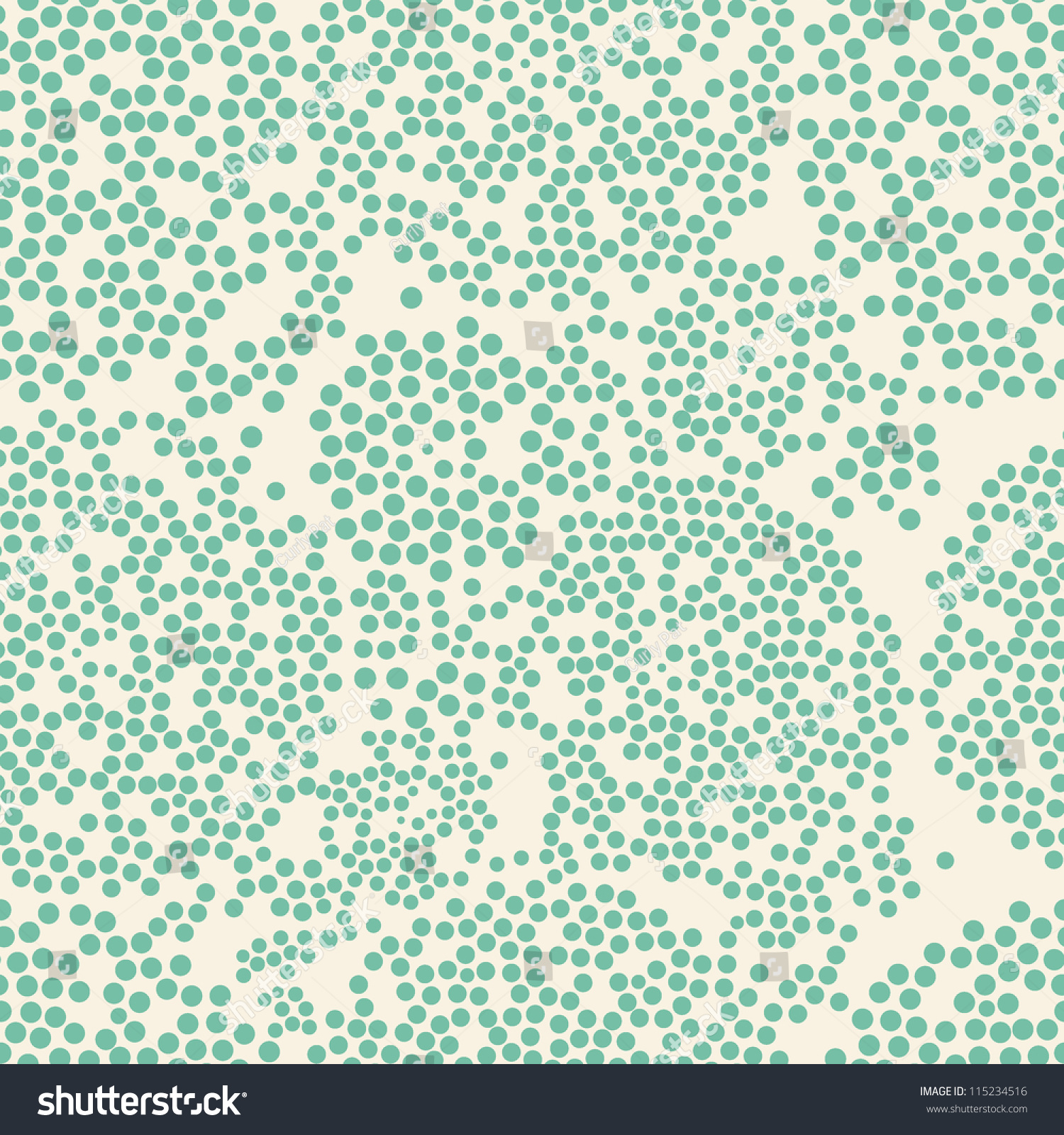 Seamless Pattern With Chaotic Dots. Vector Soft Texture - 115234516 ...