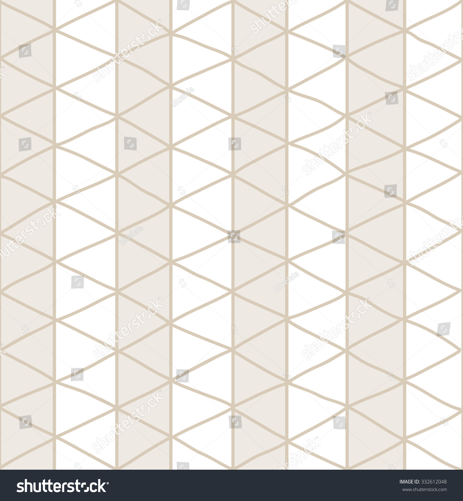 Seamless Pattern With Circles And Hand Drawn Line Grid Pattern, Vector ...