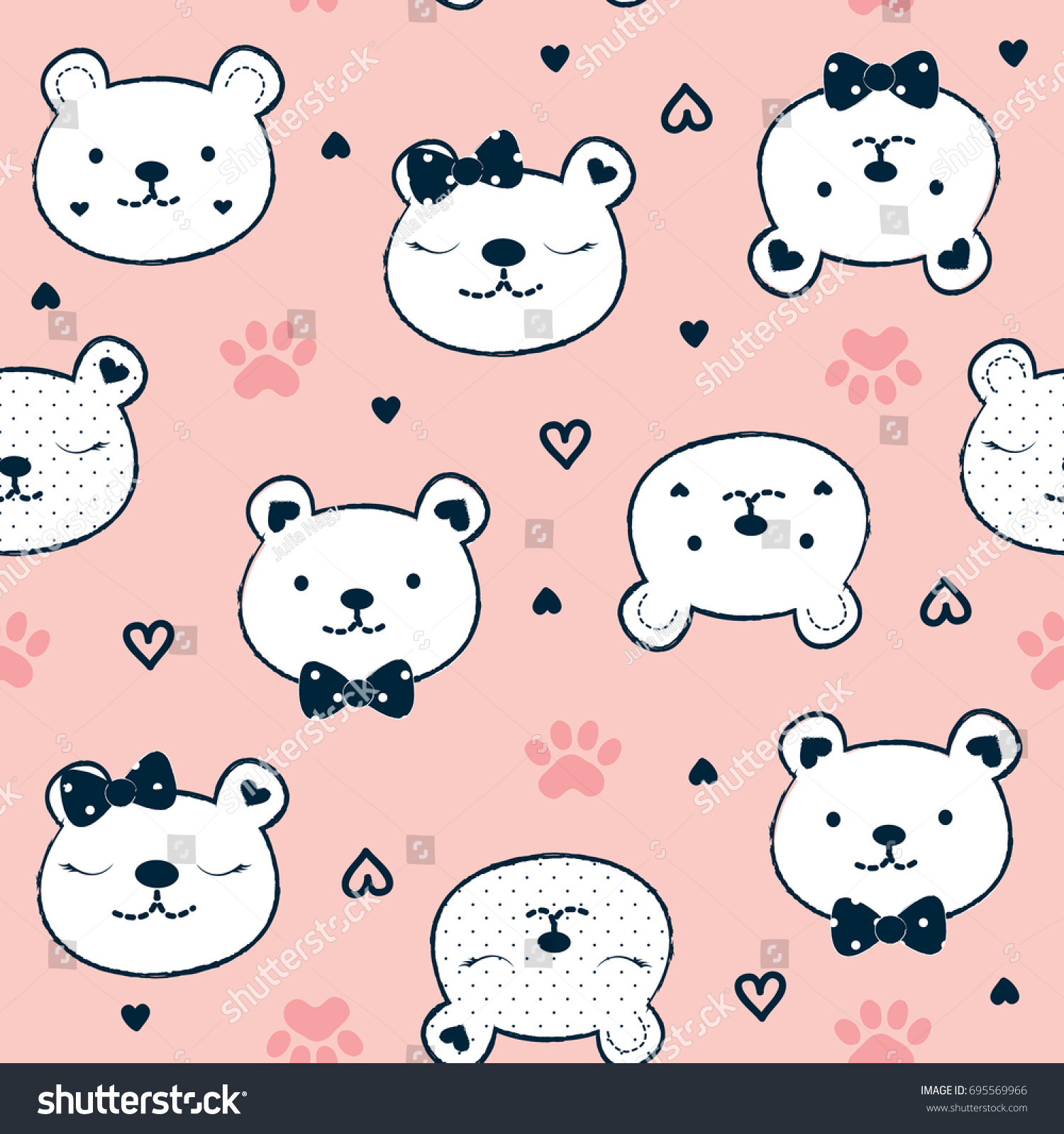 teddy bear wrapping paper