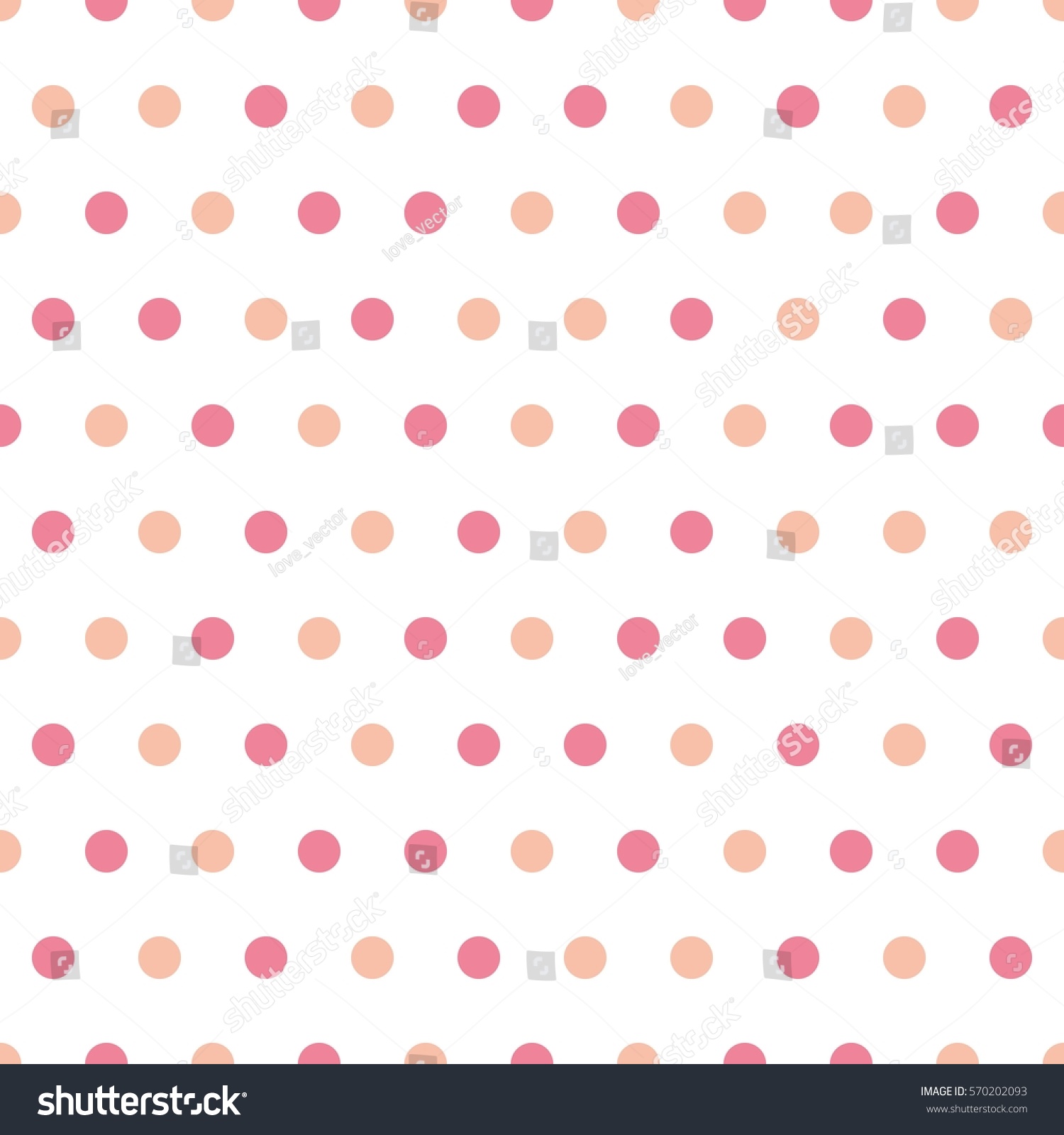 Seamless Polka Dot Background Stock Vector 570202093 - Shutterstock