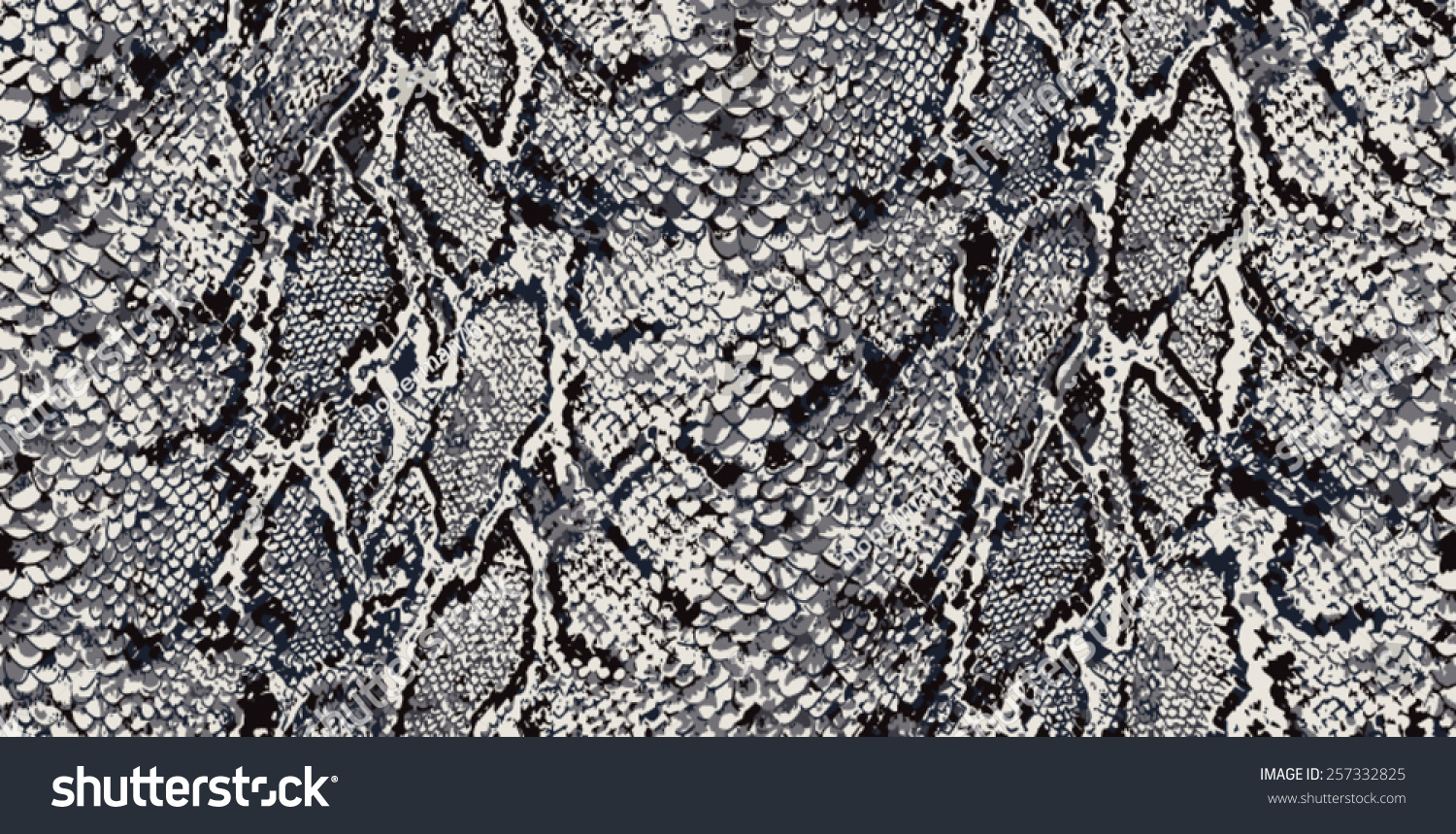 Seamless Snake Python Textile Pattern Stock Vector (Royalty Free) 257332825