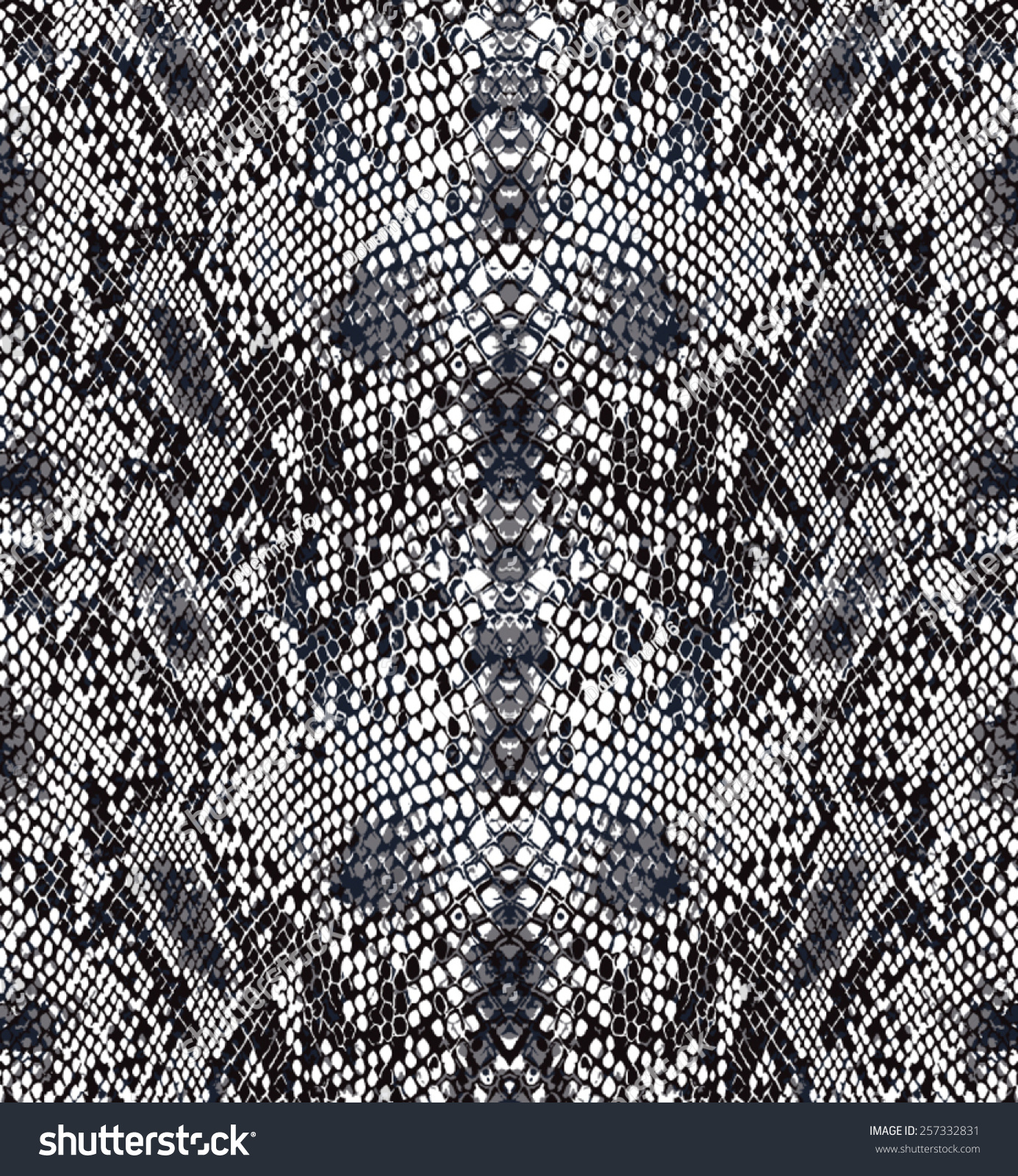 Seamless Snake Python Textile Pattern Stock Vector 257332831 - Shutterstock