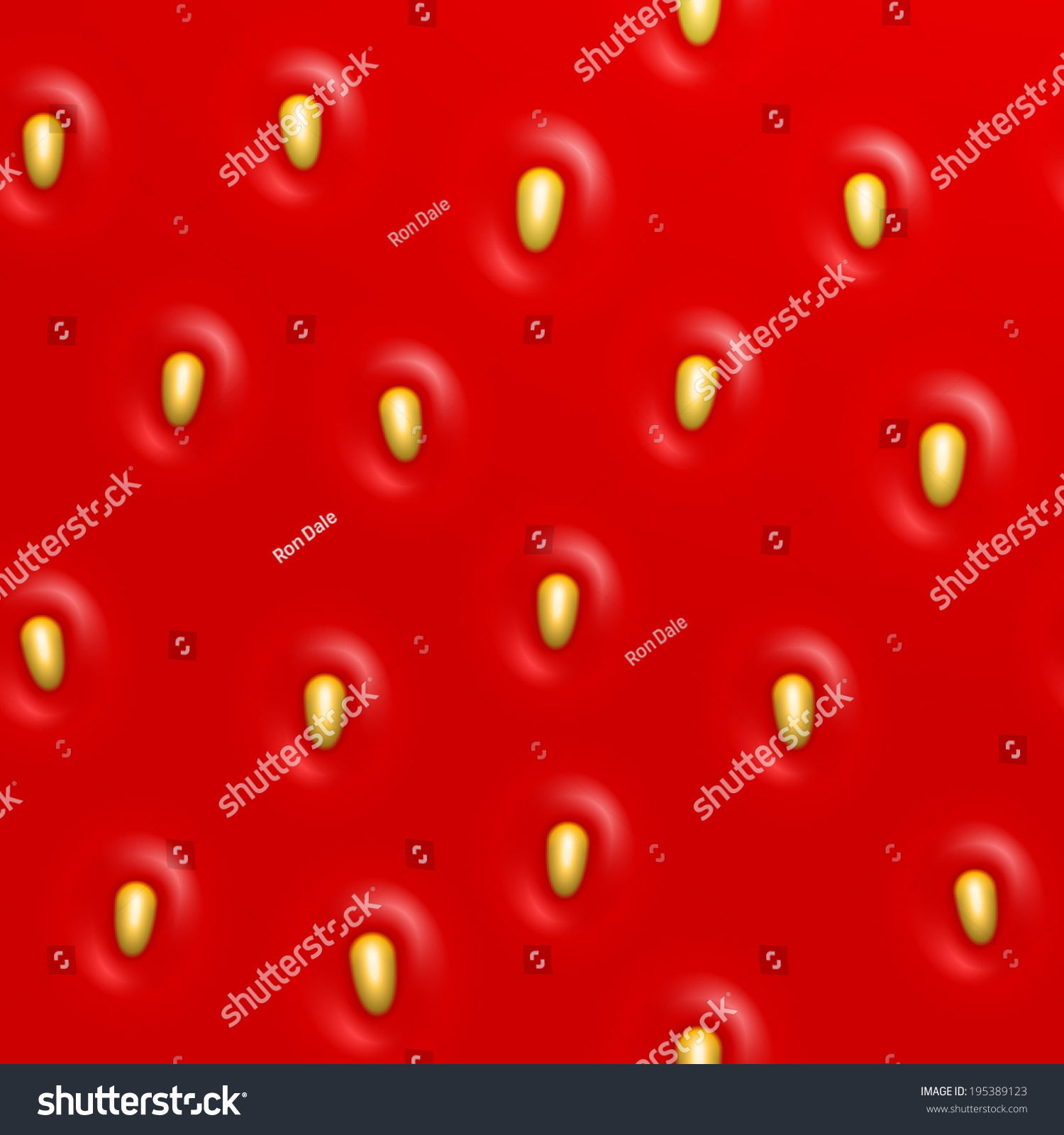 Seamless Strawberry Texture Vector Background Stock Vector (Royalty ...