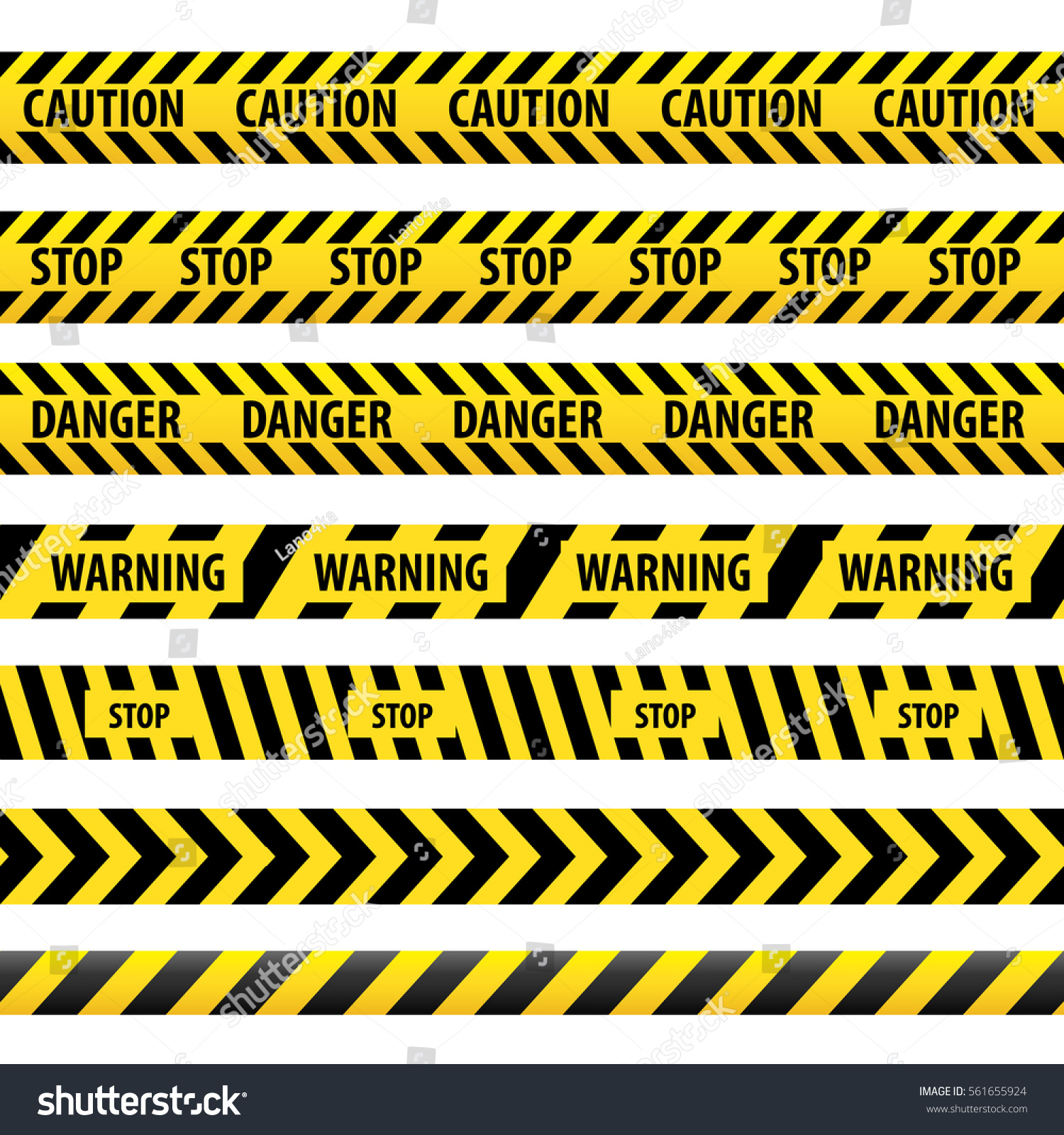 SVG of Seamless tape caution, danger. Vector illustration. Yellow police line Warning tape, danger tape, caution tape. svg