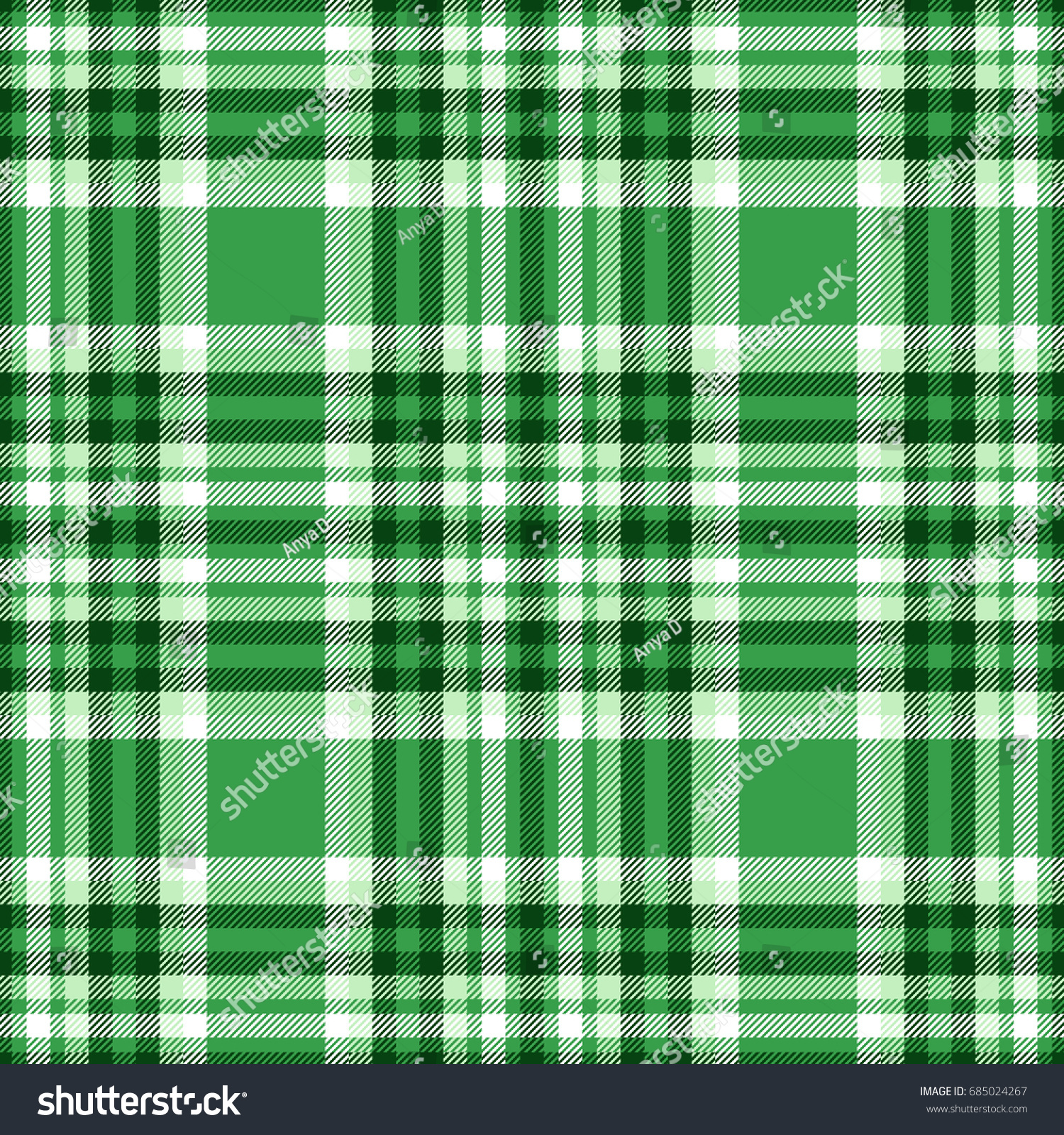 Seamless Tartan Plaid Pattern Traditional Checker Stock Vector (Royalty ...