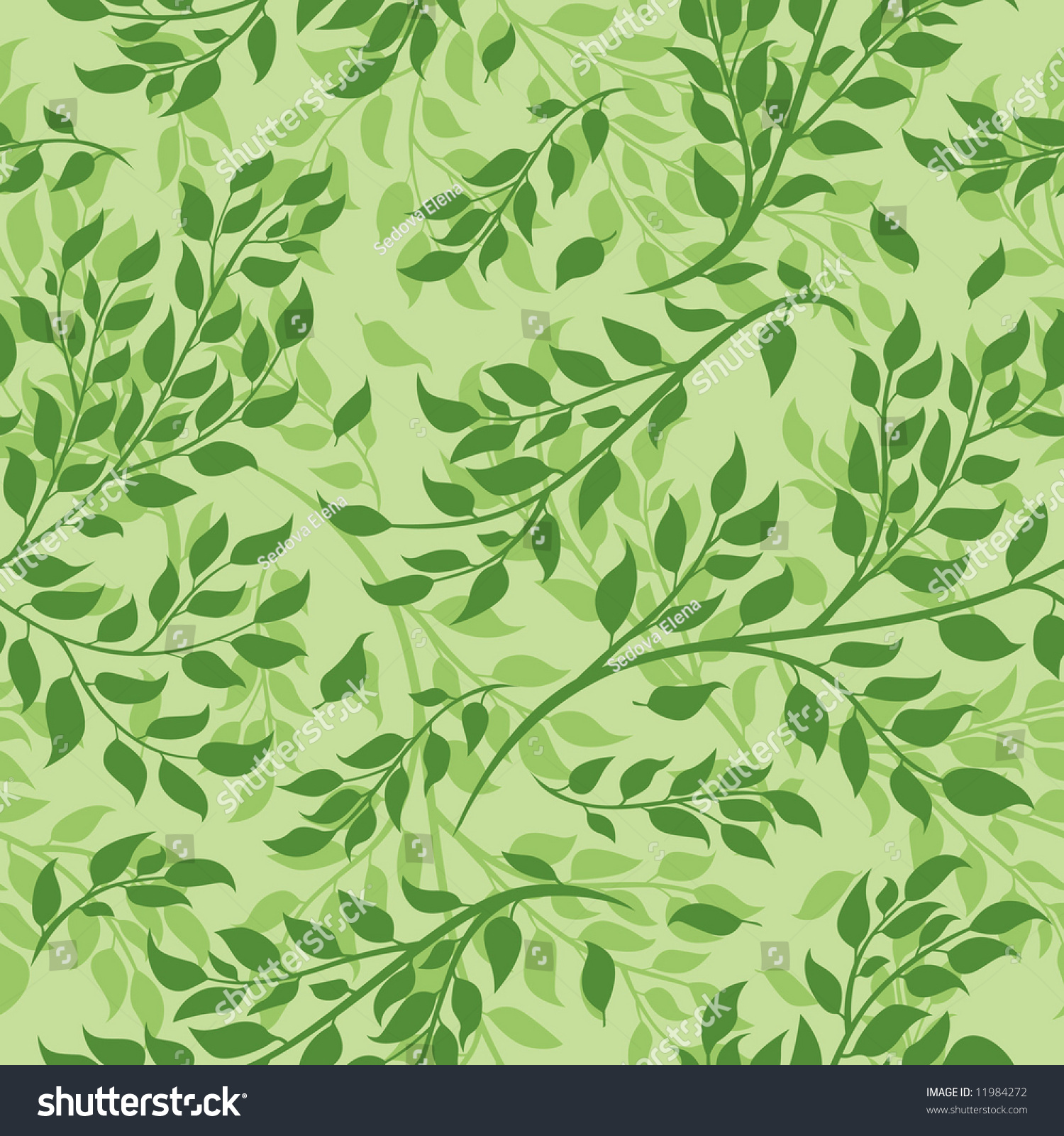 Seamless Texture Branch Stock Vector Illustration 11984272 : Shutterstock