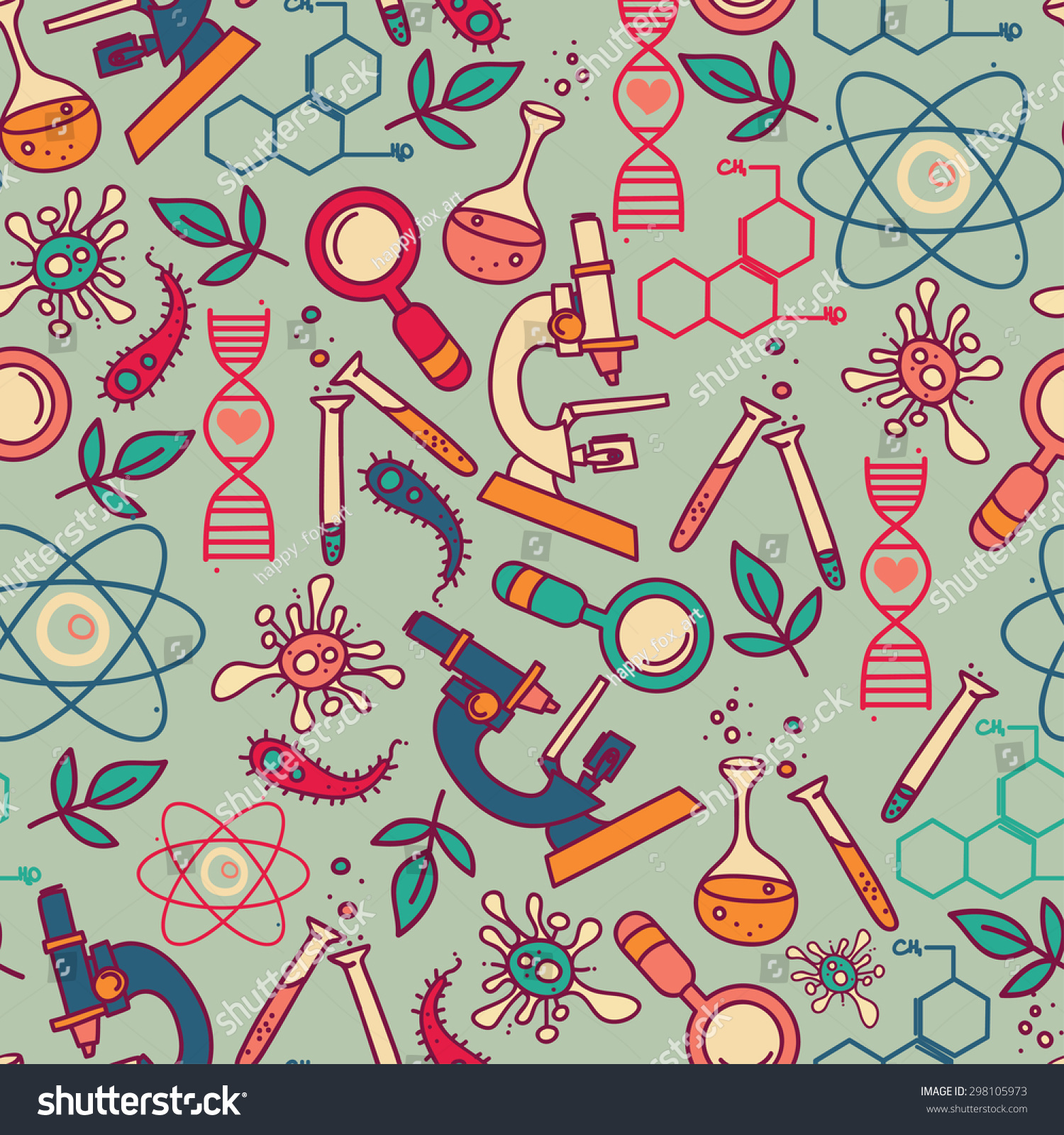 seamless-texture-science-vector-illustration-hand-stock-vector-royalty