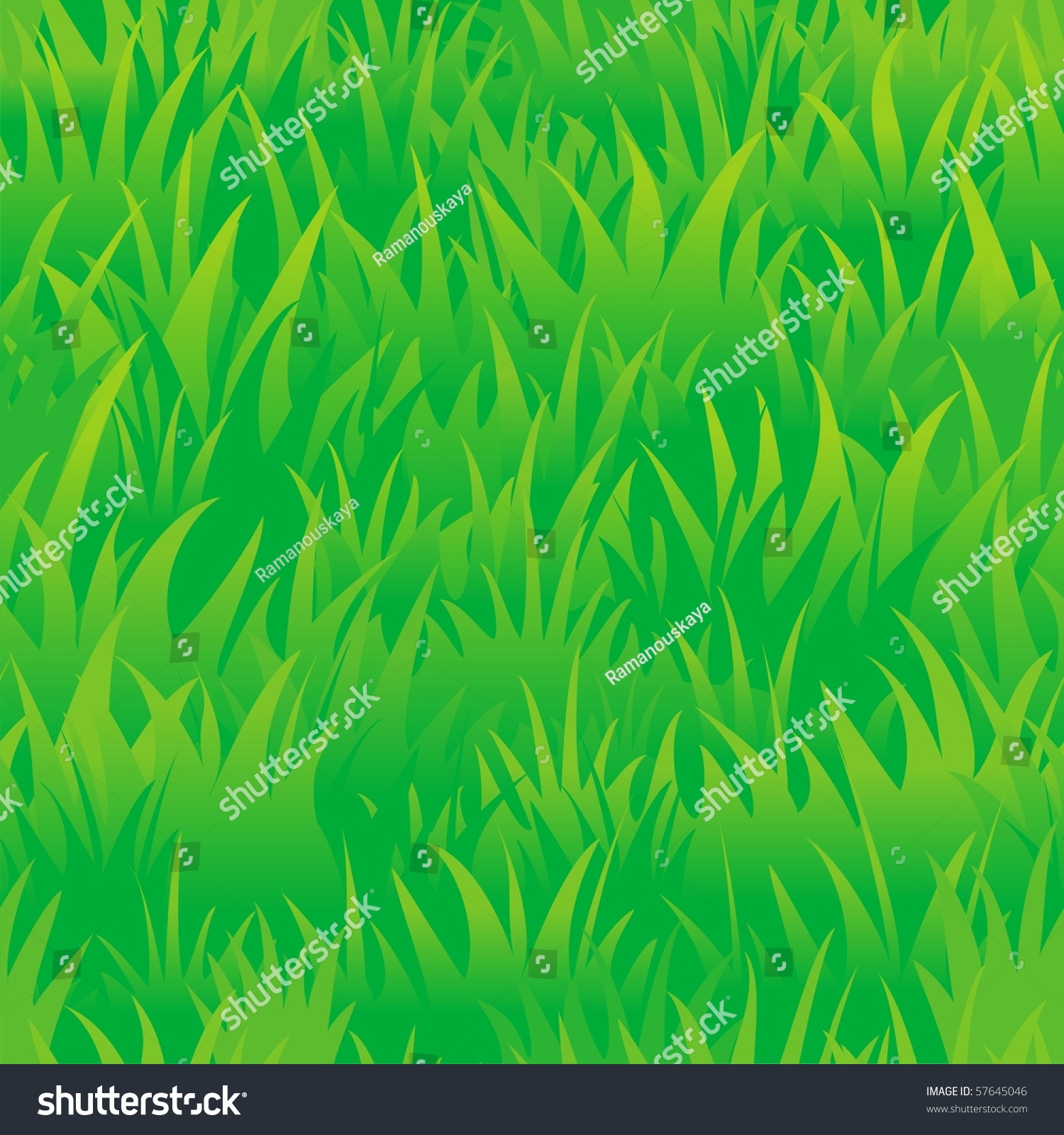 Seamless Texture Grass Stock Vector 57645046 - Shutterstock