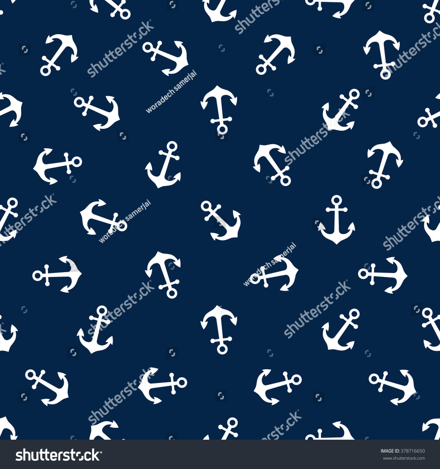 SVG of Seamless vector pattern with anchors. Seamless pattern can be used for wallpaper, pattern fills, web page background, surface textures. svg
