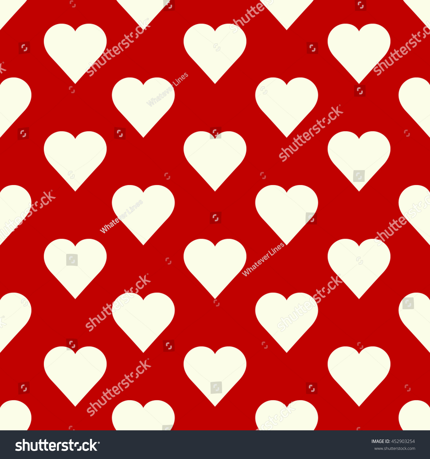 Seamless Vector Pattern With Hearts 452903254 Shutterstock 4335