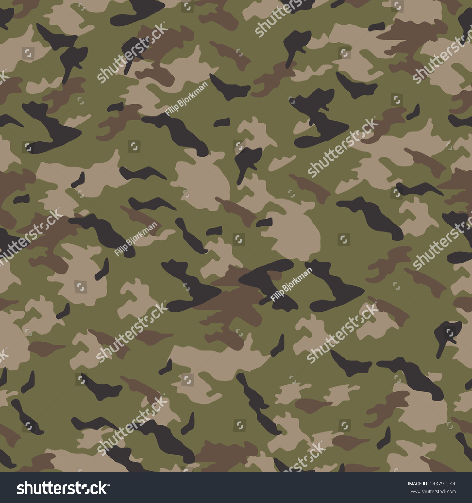 Seamless Vector Square Camouflage Series In Scheme - Us Multi Cam ...