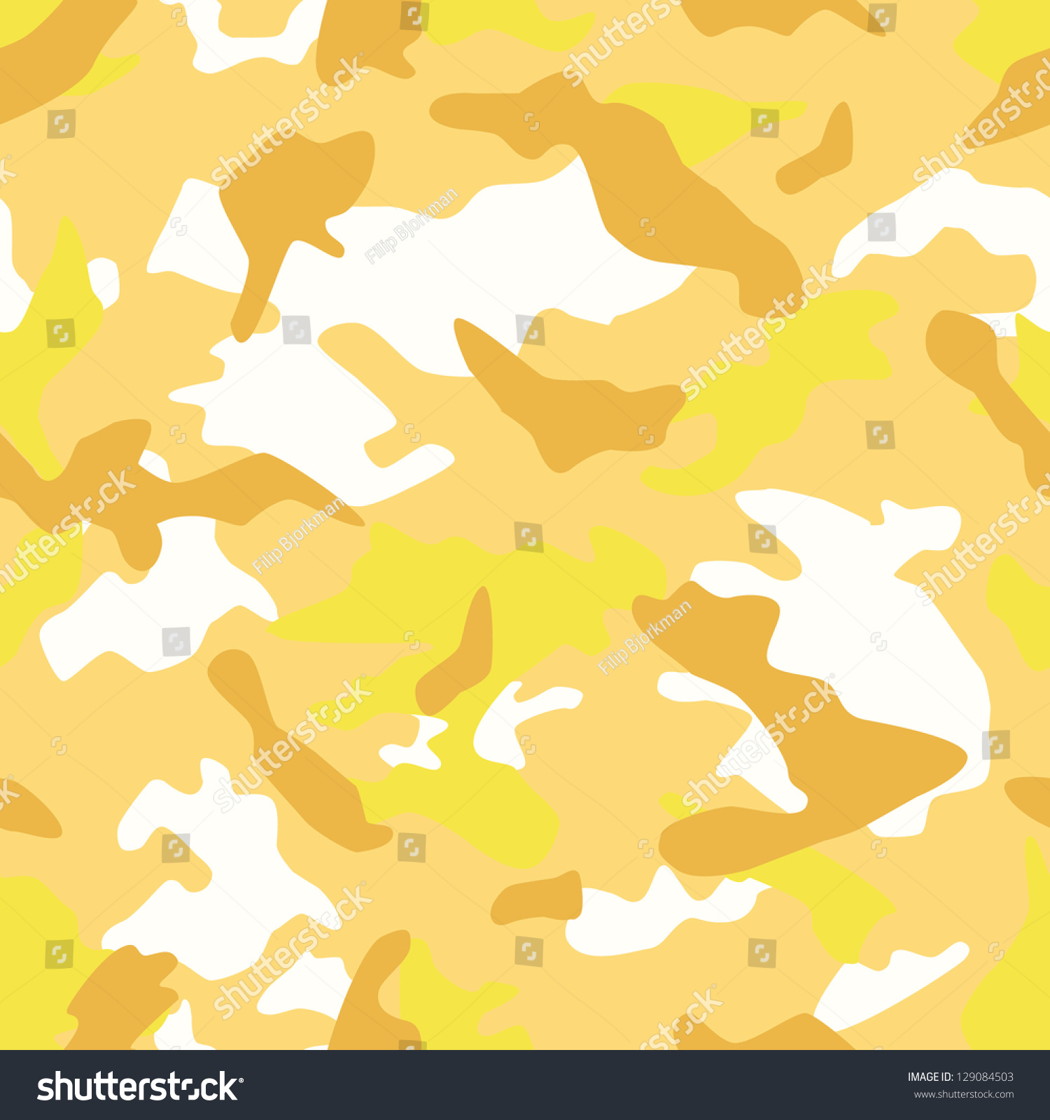Seamless Vector Square Camouflage Series In The Yellow Scheme ...