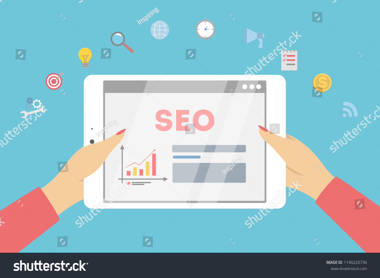 Are Search Engines Making Students >> Search Engine Optimization Concept Doing Market Stok Vektor Are Search Engines Making Students >> Search Engine Optimization Concept Doing Market Stok Vektor