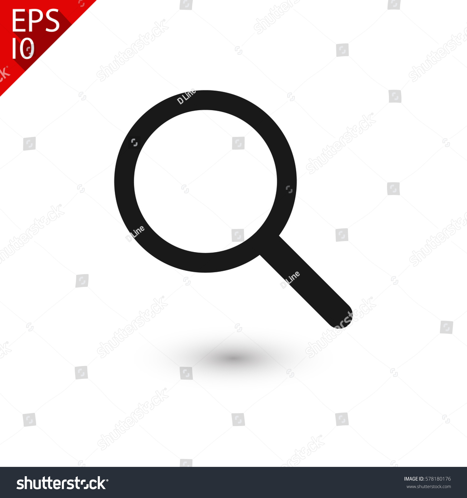 Search Icon One Set Web Icons Stock Vector (Royalty Free) 578180176